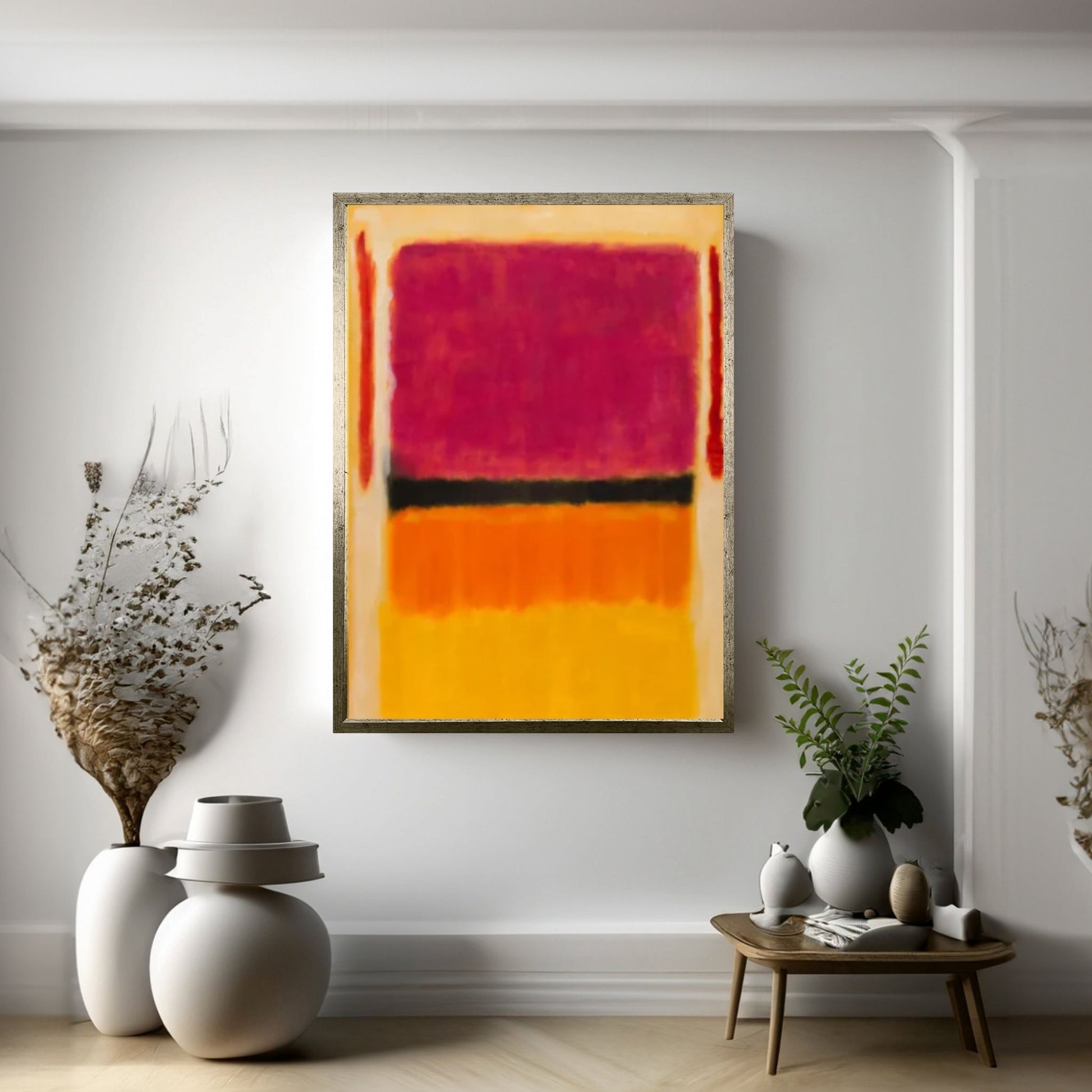 Mark Rothko Frame Canvas/Poster Art Reproduction, Rothko Reproduction, Modern Art Expressionism Painting - Y Canvas