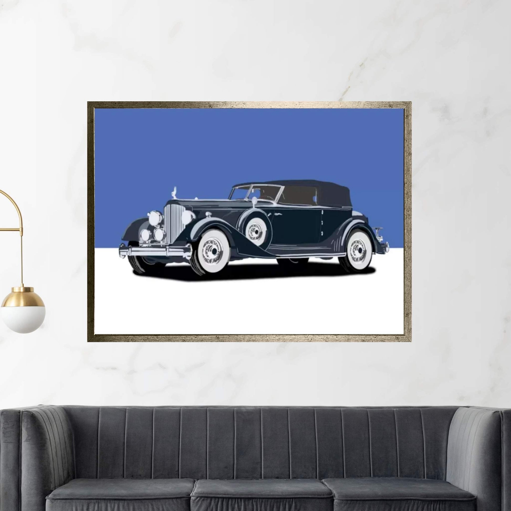 Ride Down Memory Lane Canvas Wall Art - Y Canvas