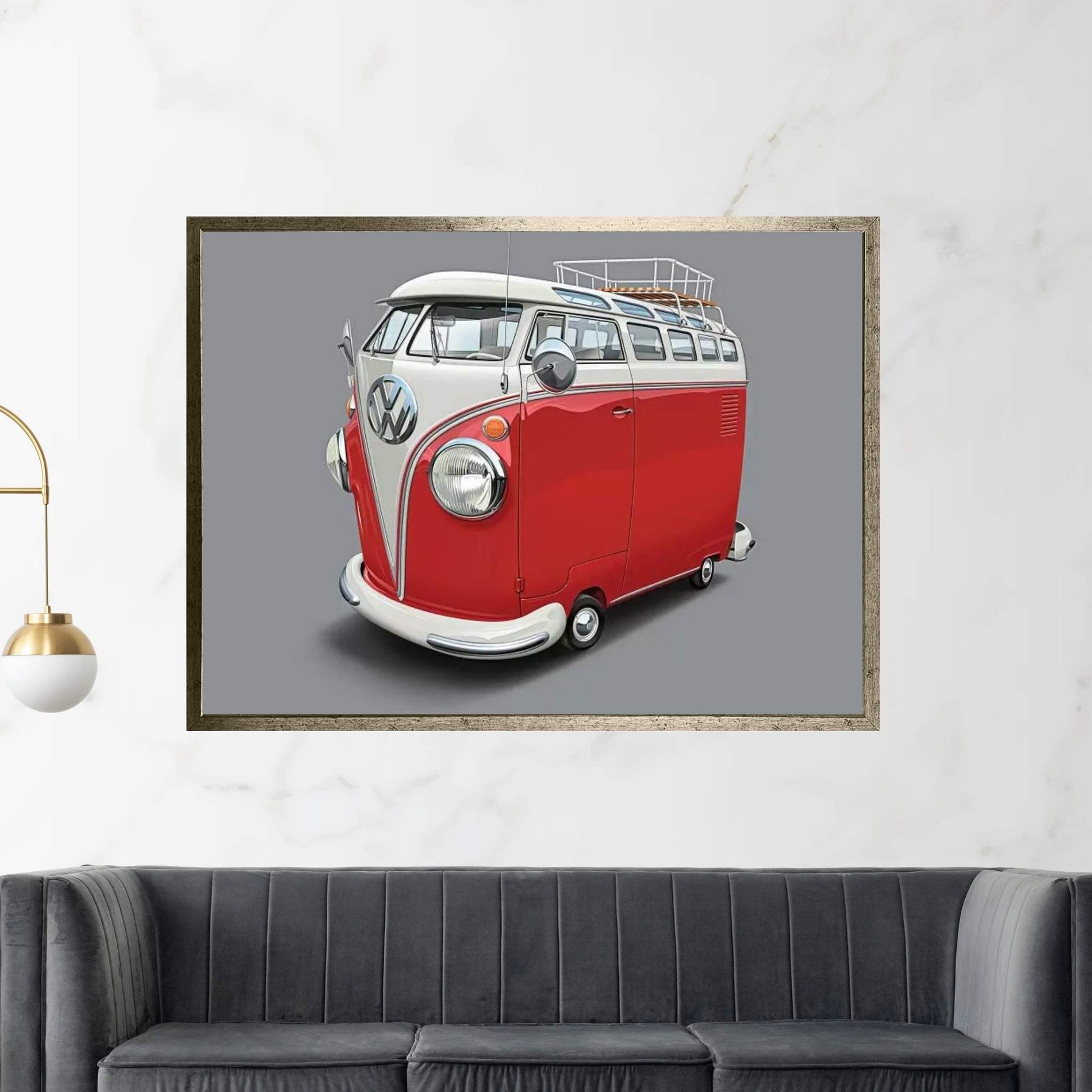 Volkswagen Van Canvas Wall Art - Y Canvas