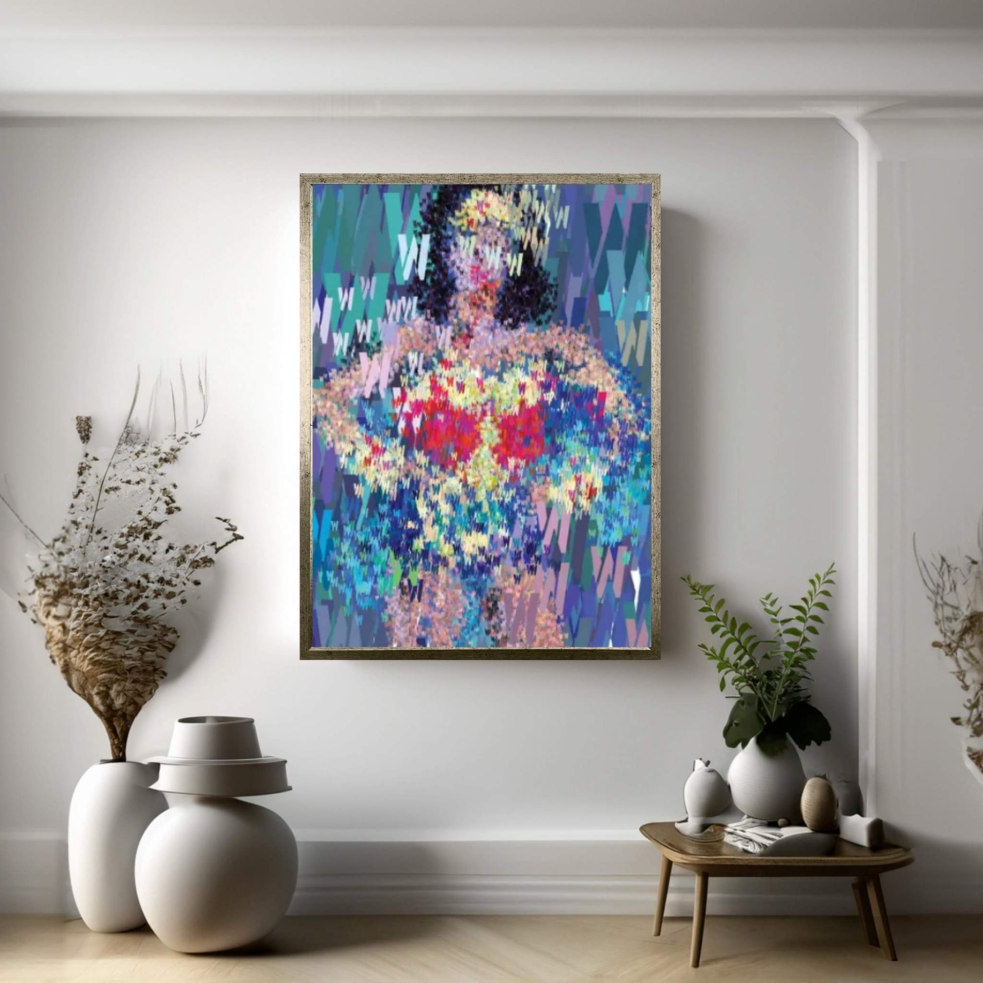 Superhero Type Art Wonder Woman Canvas Wall Art - Y Canvas