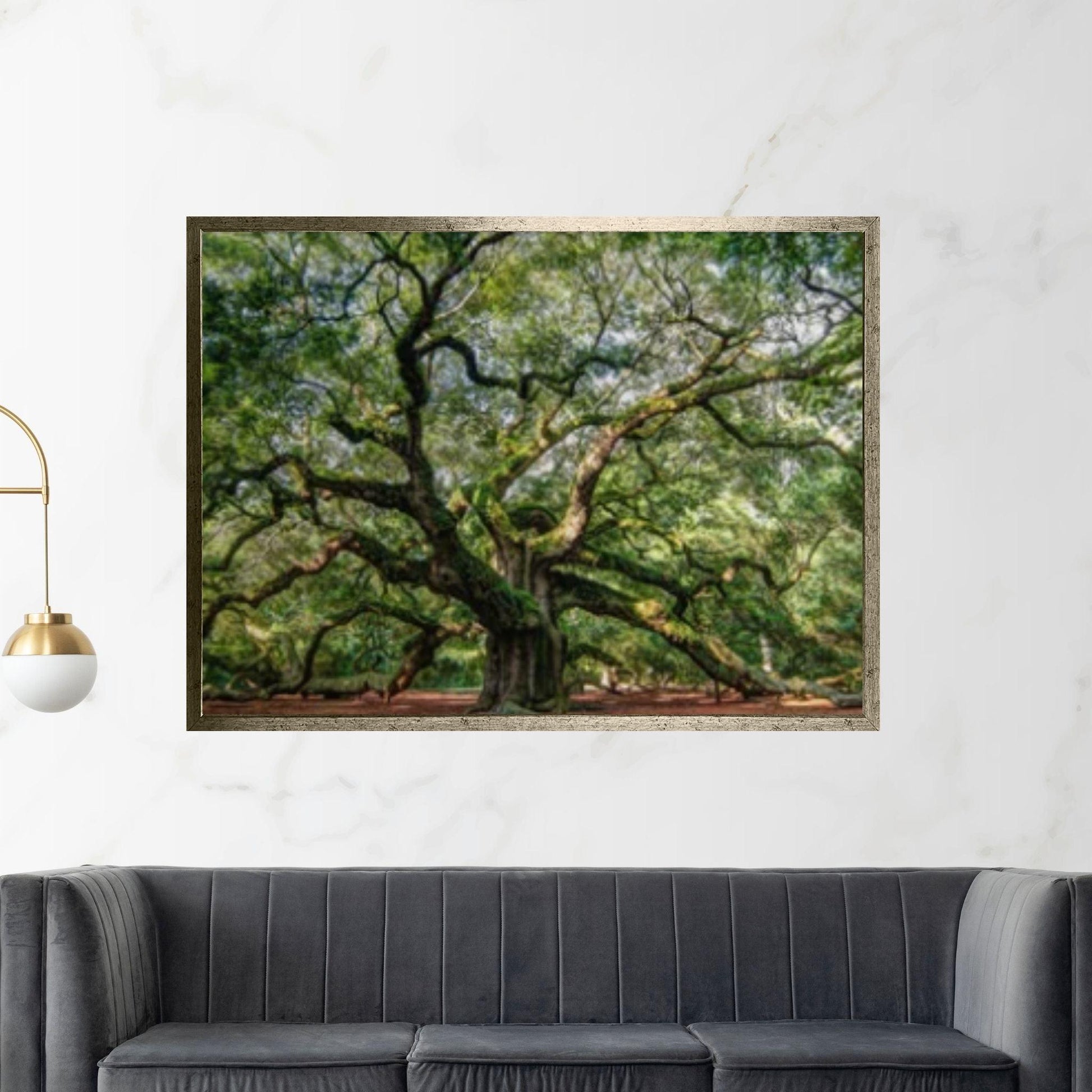 Large Angel Oak Tree South Carolina Canvas Wall Art, Canvas Wall Se Print on Canvas Wall Art - Y Canvas