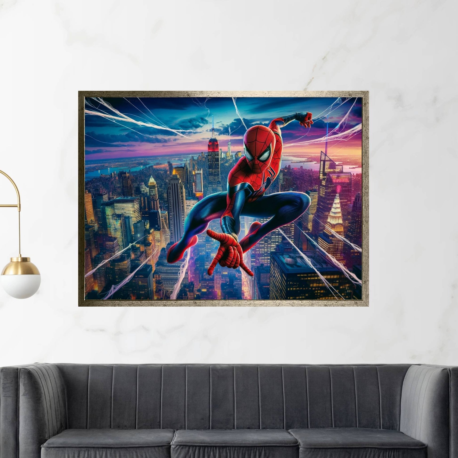 Spiderman Canvas Wall Art - Y Canvas