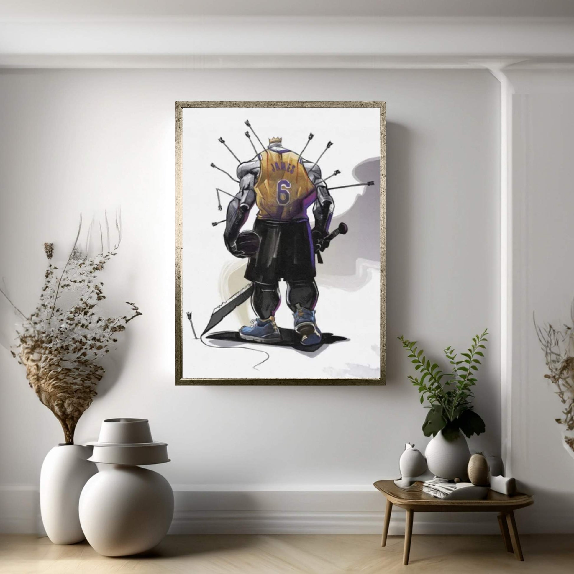 The Last Warrior Canvas Wall Art - Y Canvas