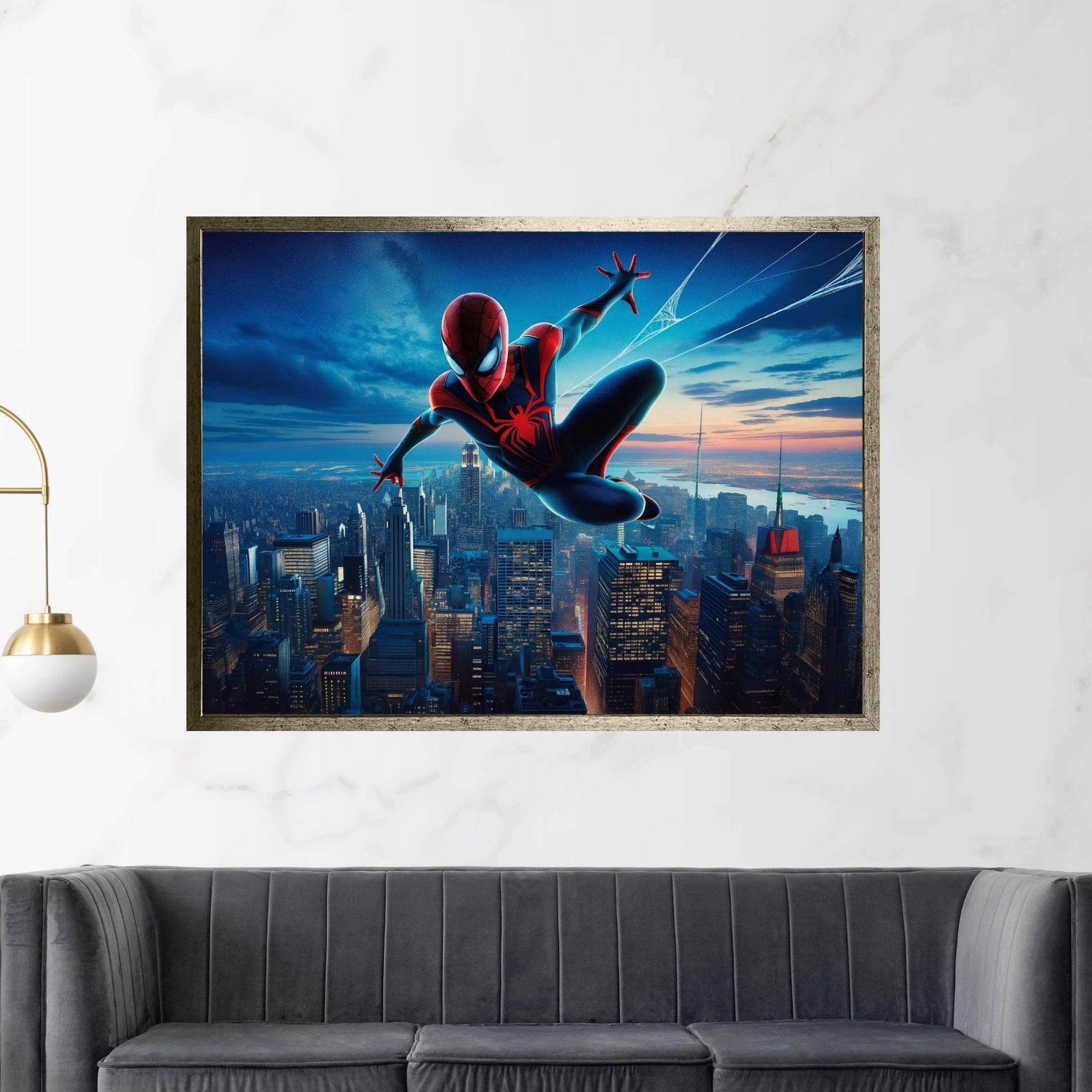 Spiderman Canvas Wall Art - Y Canvas