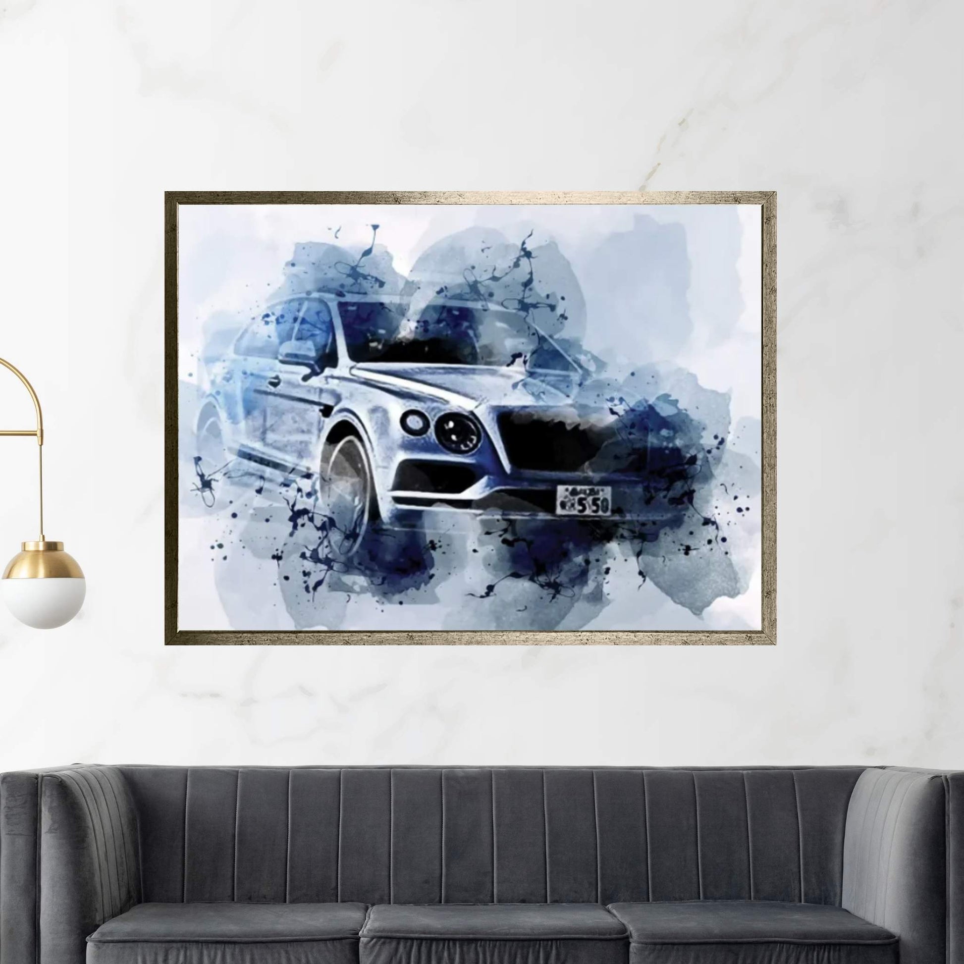 Bentley Bentayga V8 2020 Cars Jp-Spec Suvs Canvas Wall Art - Y Canvas