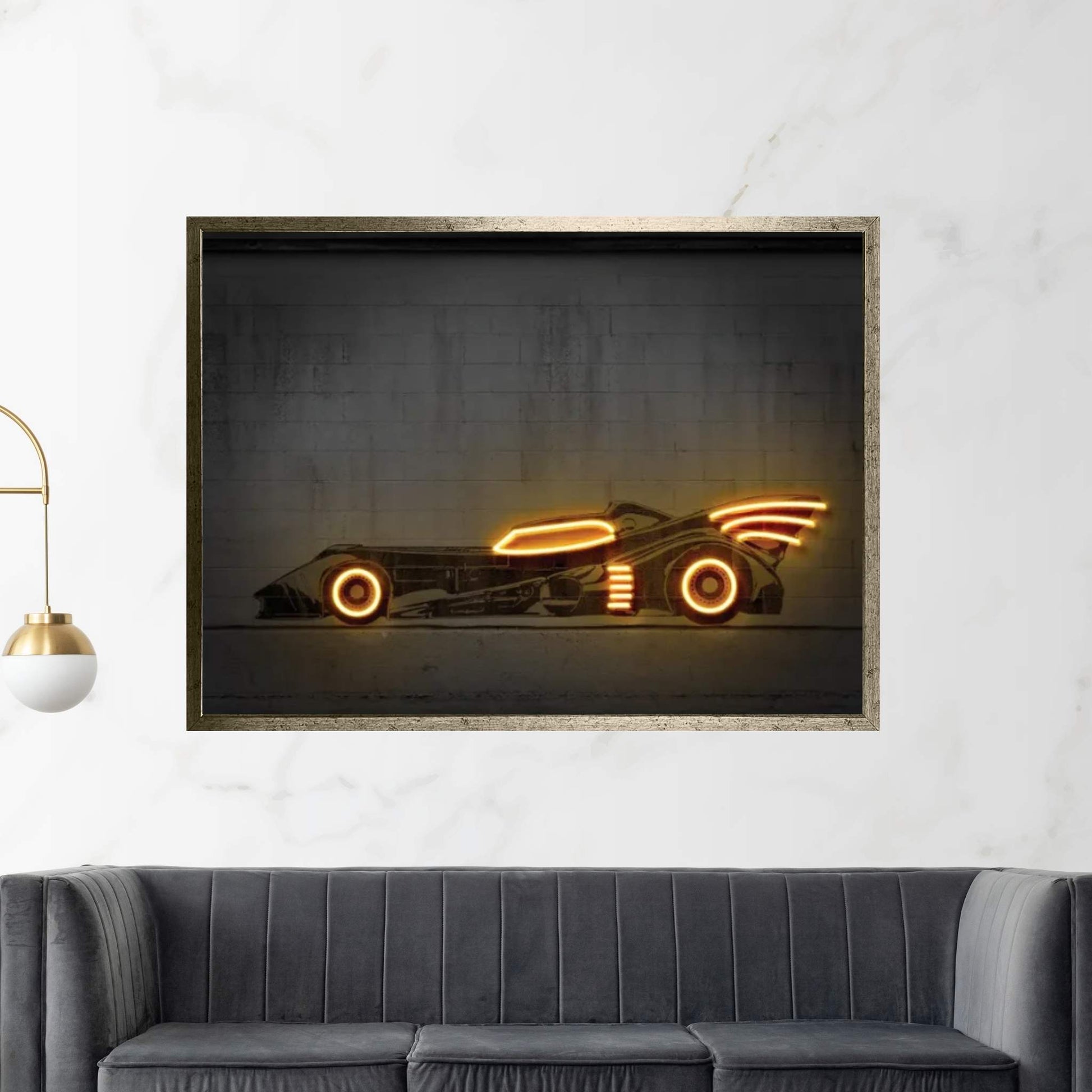 Batmobile 89 Canvas Wall Art - Y Canvas