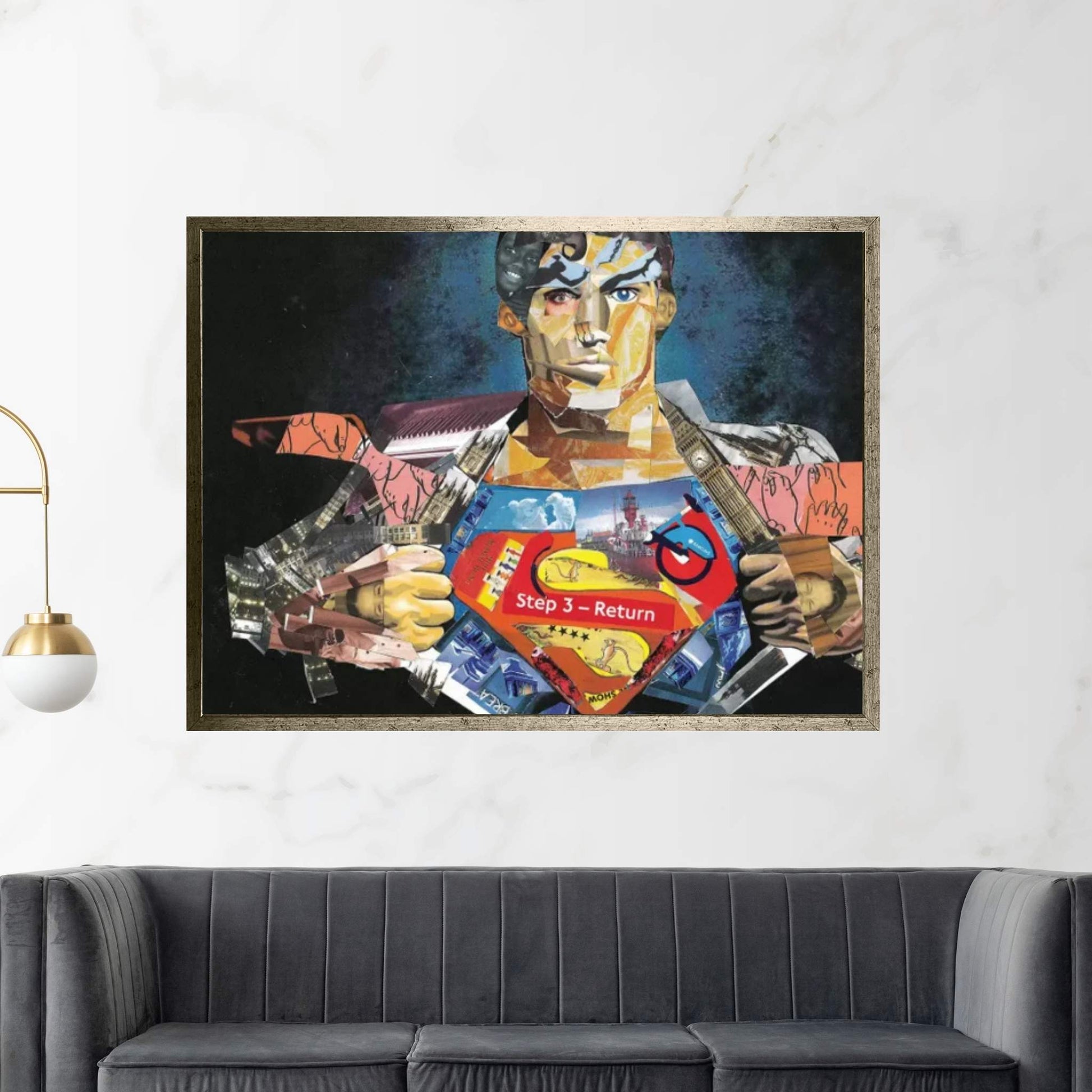 Superman I Canvas Wall Art - Y Canvas