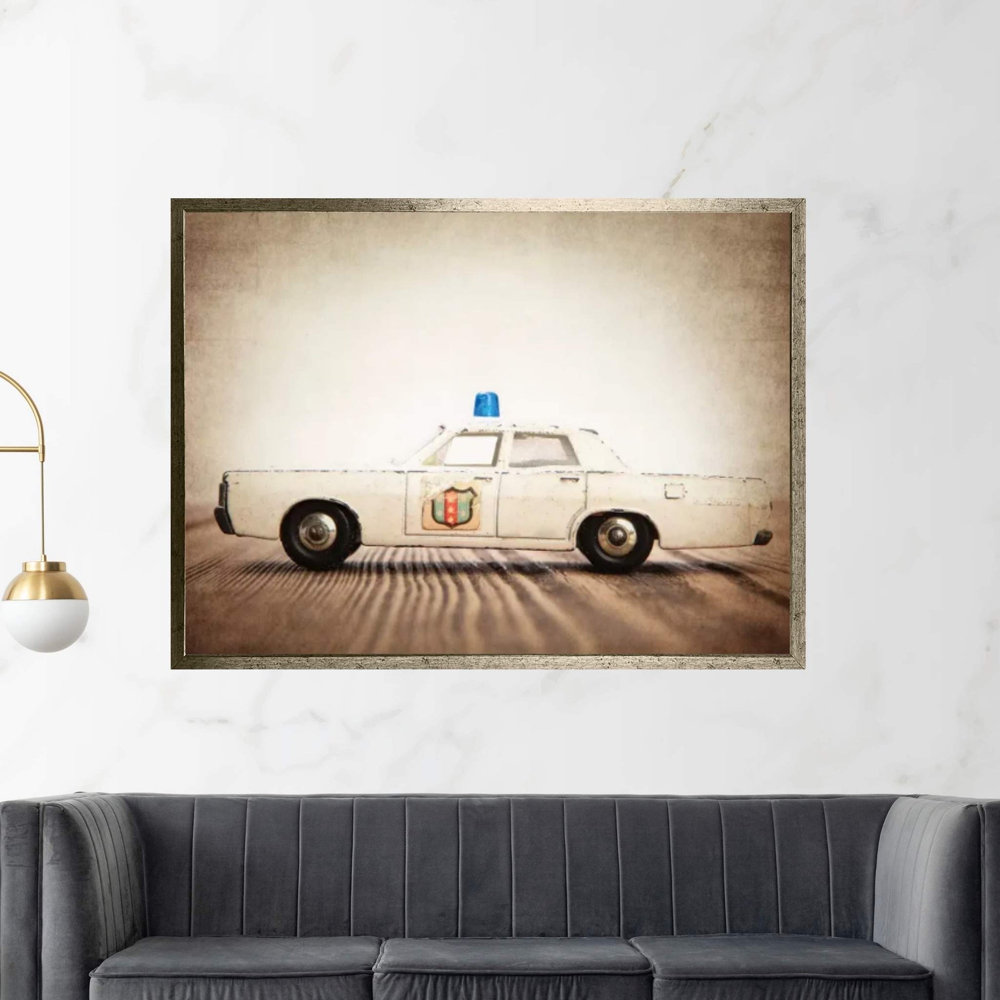 Police Canvas Wall Art - Y Canvas