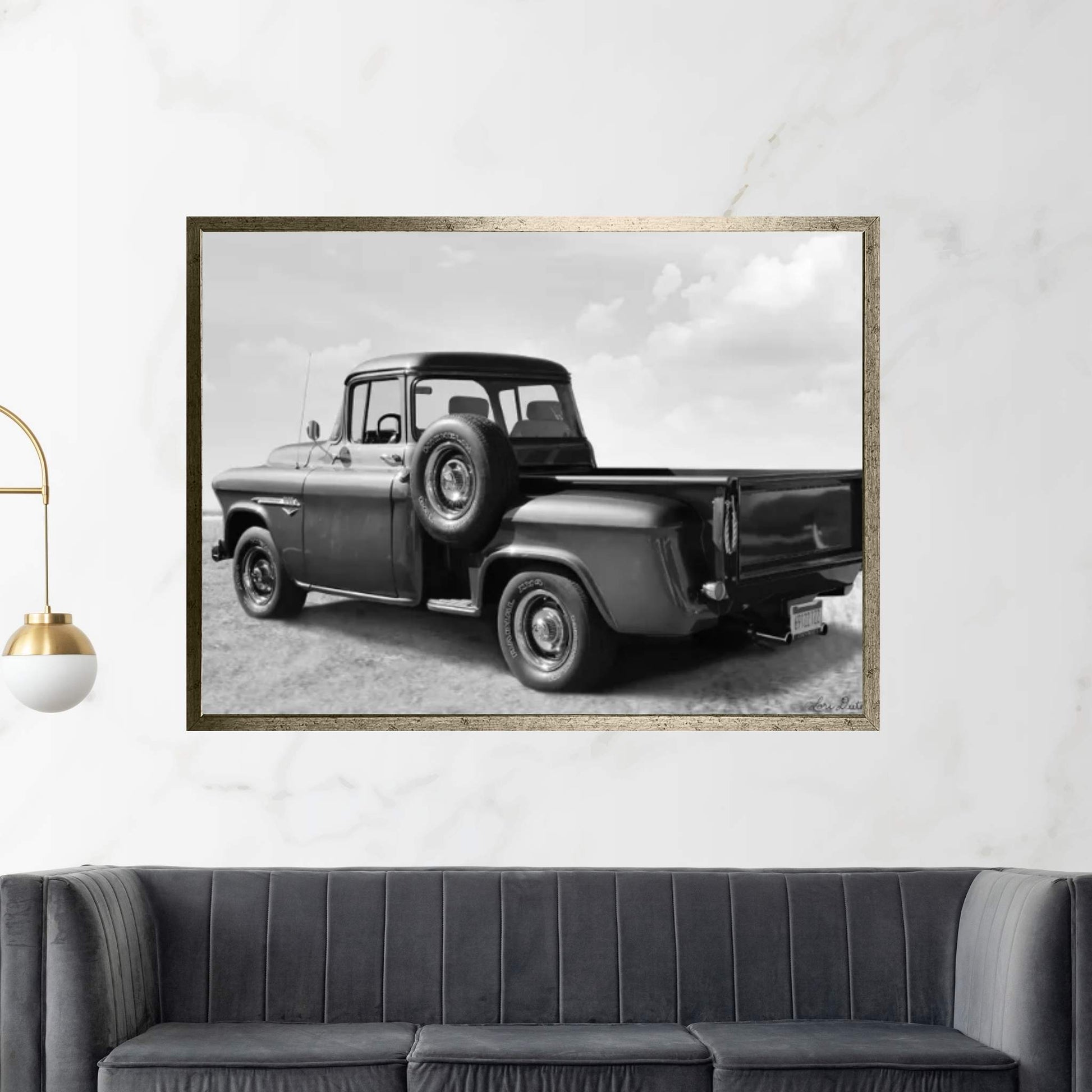 Chevy Truck Canvas Wall Art - Y Canvas