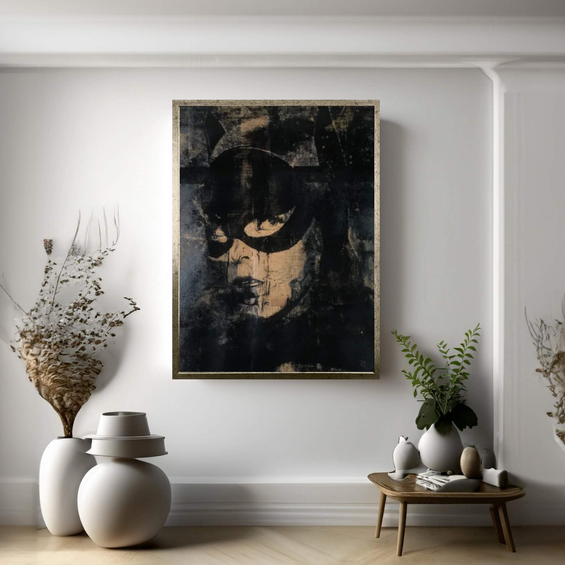 Darkness Batgirl Dark Knight Canvas Wall Art - Y Canvas