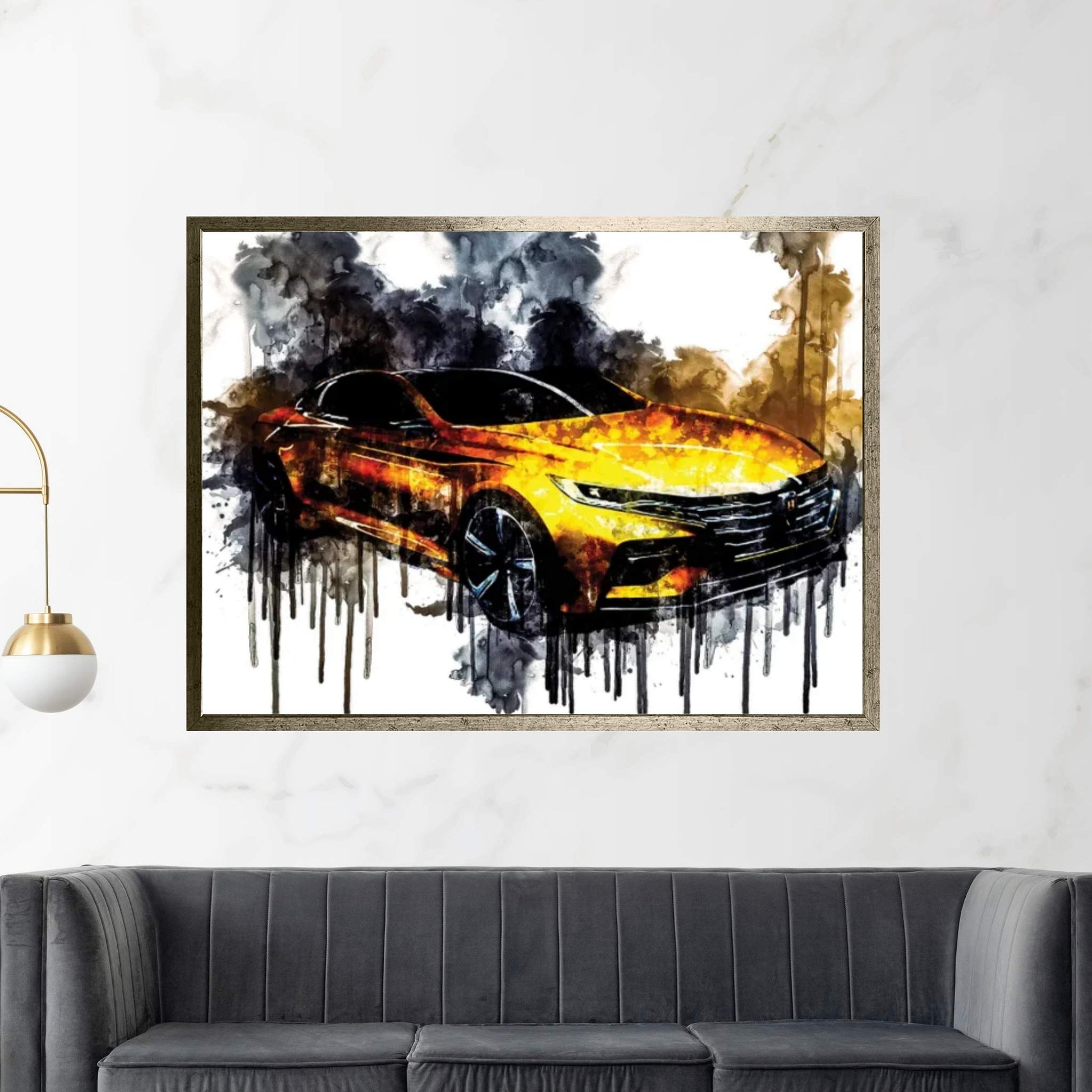 Roewe Vision R Concept 2016 Canvas Wall Art - Y Canvas