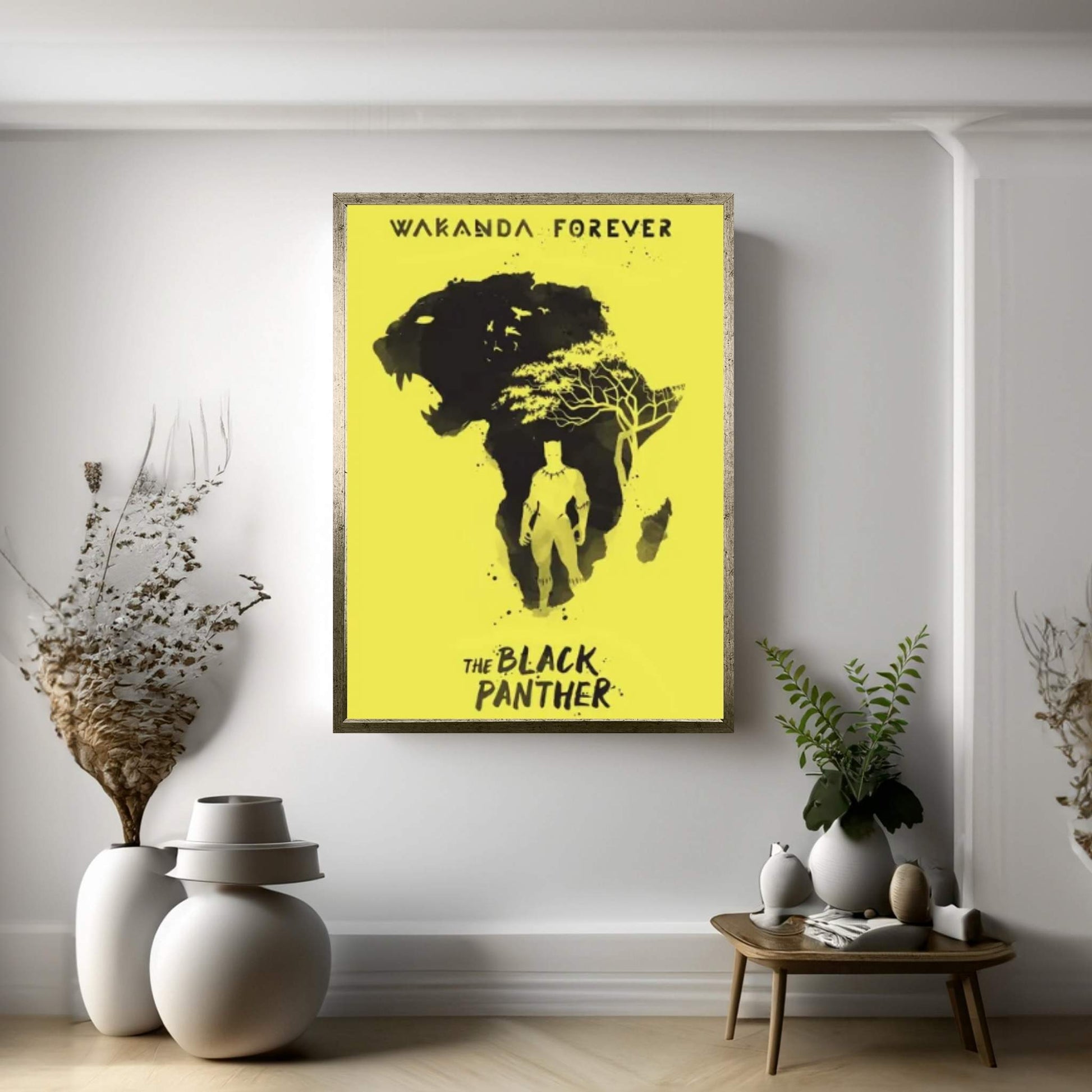 Wakanda Forever Art Canvas Wall Art - Y Canvas