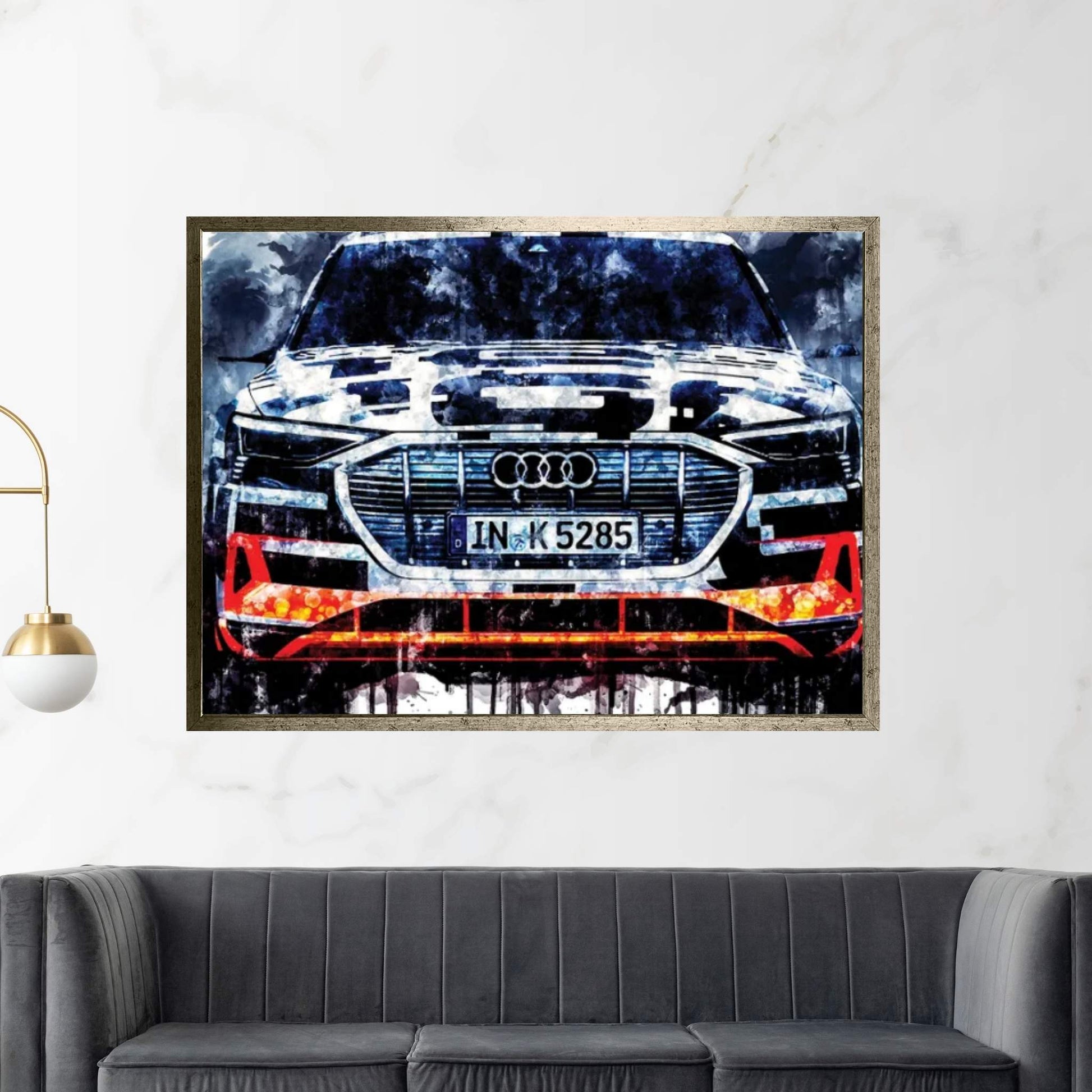 2018 Audi E Tron Prototype Canvas Wall Art - Y Canvas