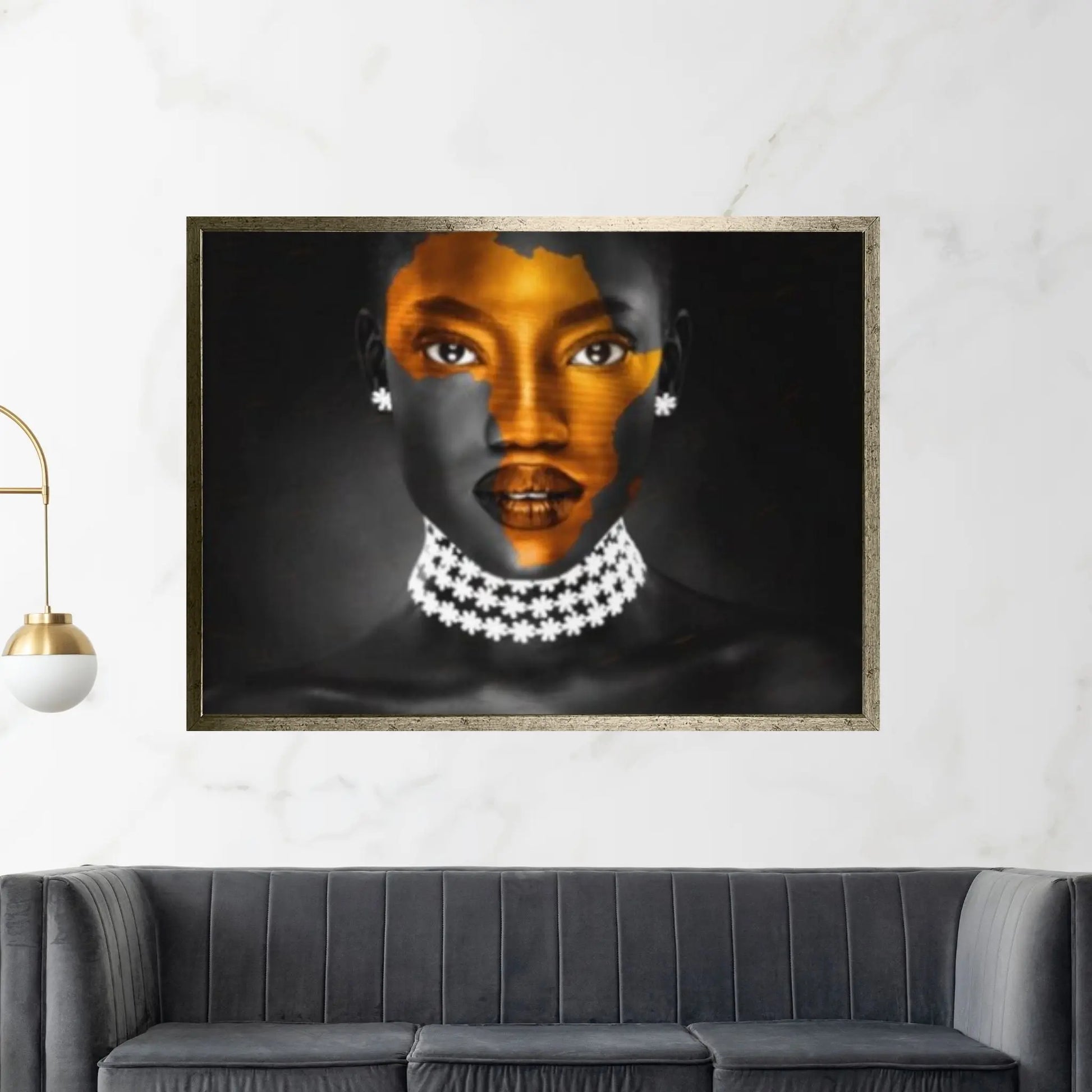 African Woman Art, African Woman Canvas, African Art - Y Canvas