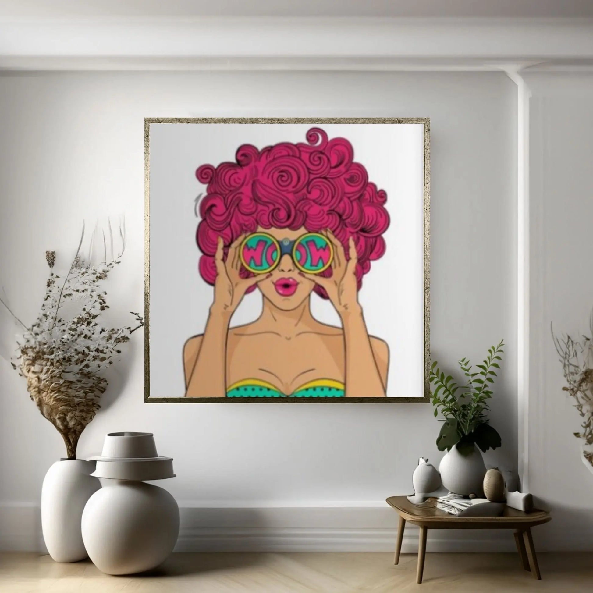 Pop Art Woman Wall Art, Comic Pop Art, Retro Comic - Y Canvas