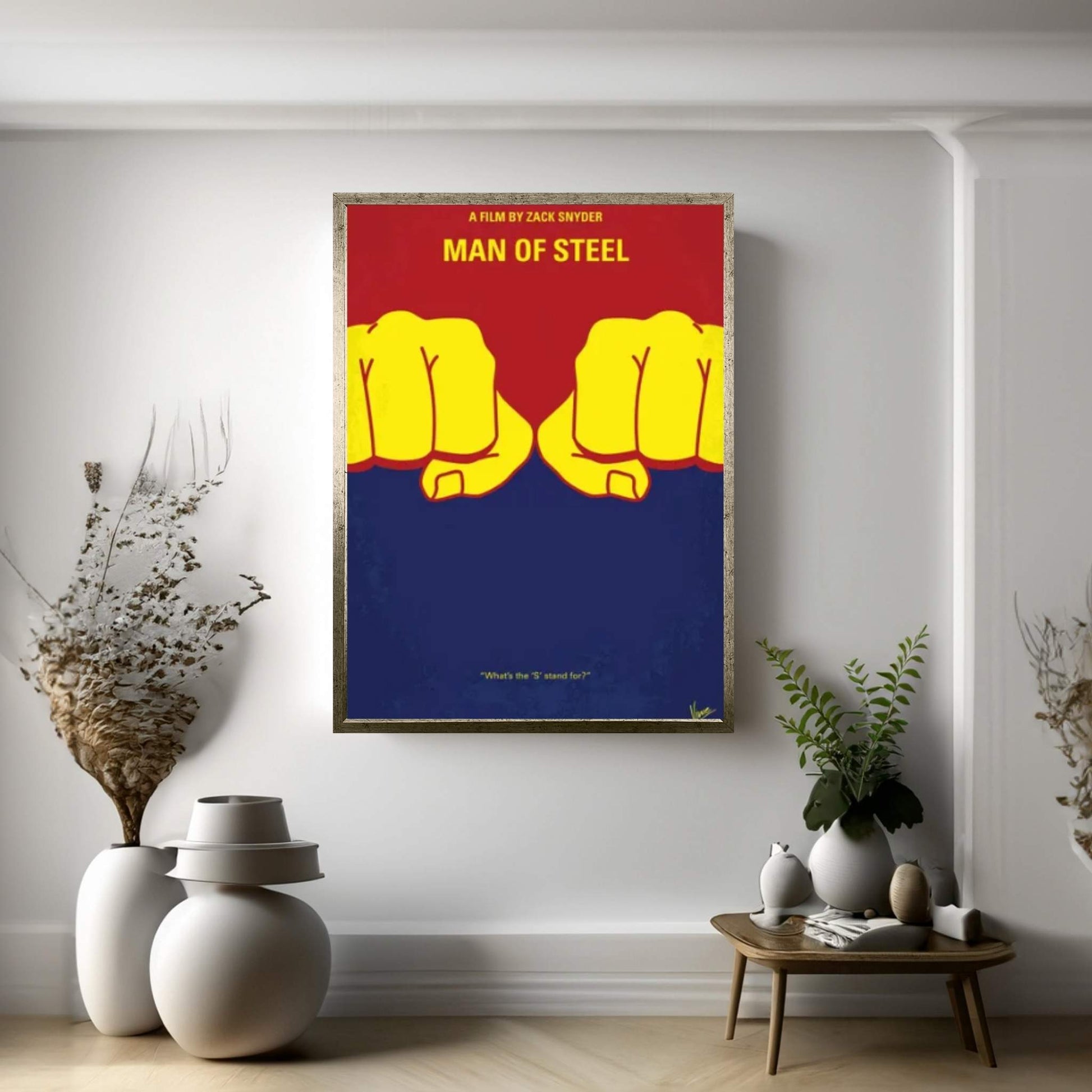 Men Of Steel Poster Canvas Wall Art - Y Canvas