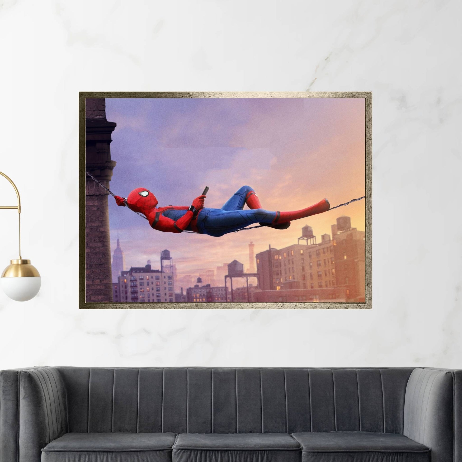 Spiderman Canvas Wall Art - Y Canvas