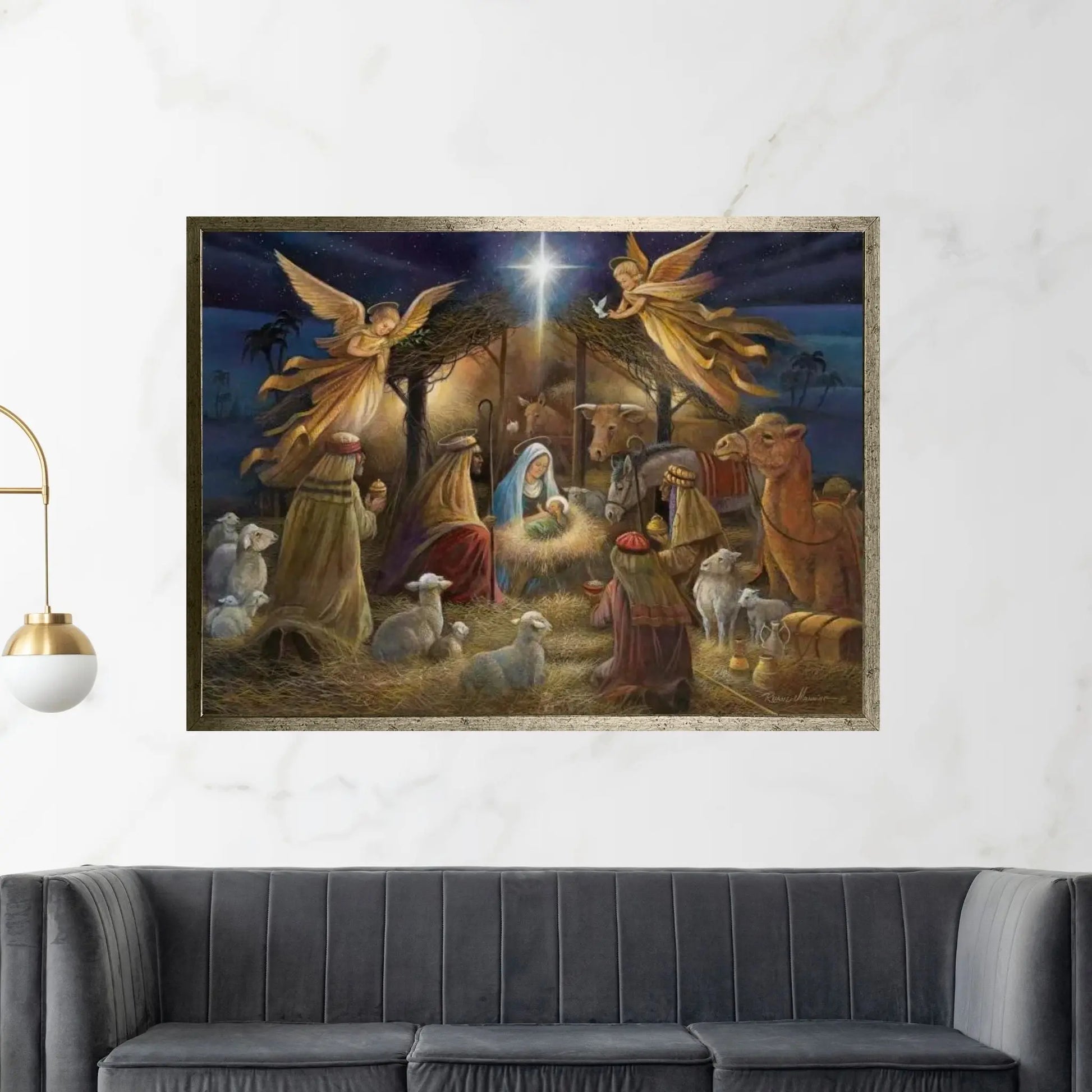 Nativity Canvas Wall Art - Y Canvas