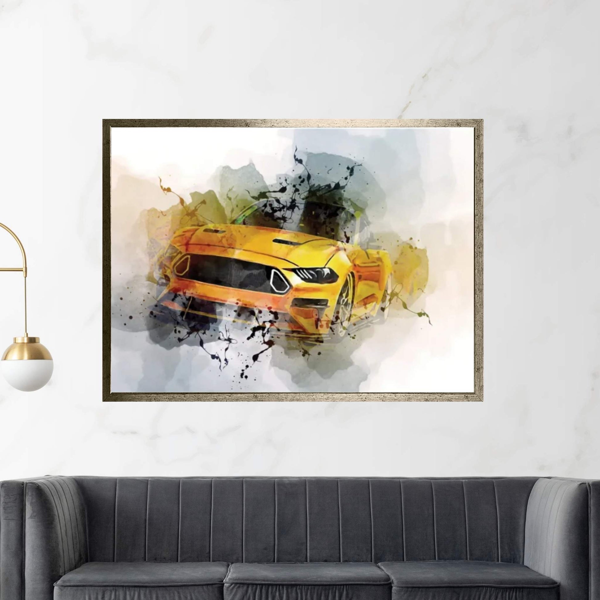 Ford Mustang Shelby Gt500 2021 Canvas Wall Art - Y Canvas