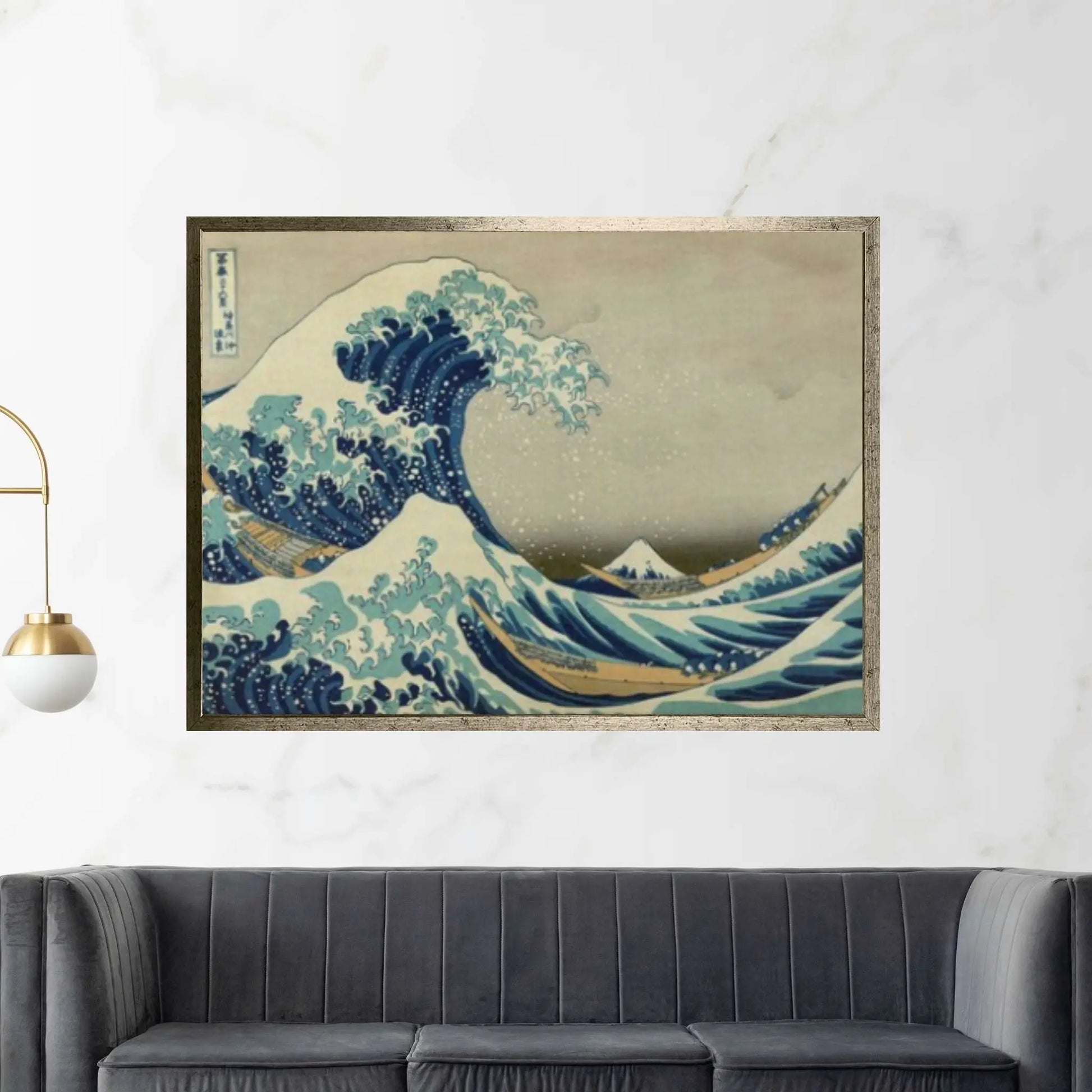 The Great Wave off Kanagawa print on canvas wall art Katsushika Large The Great Wave - Y Canvas