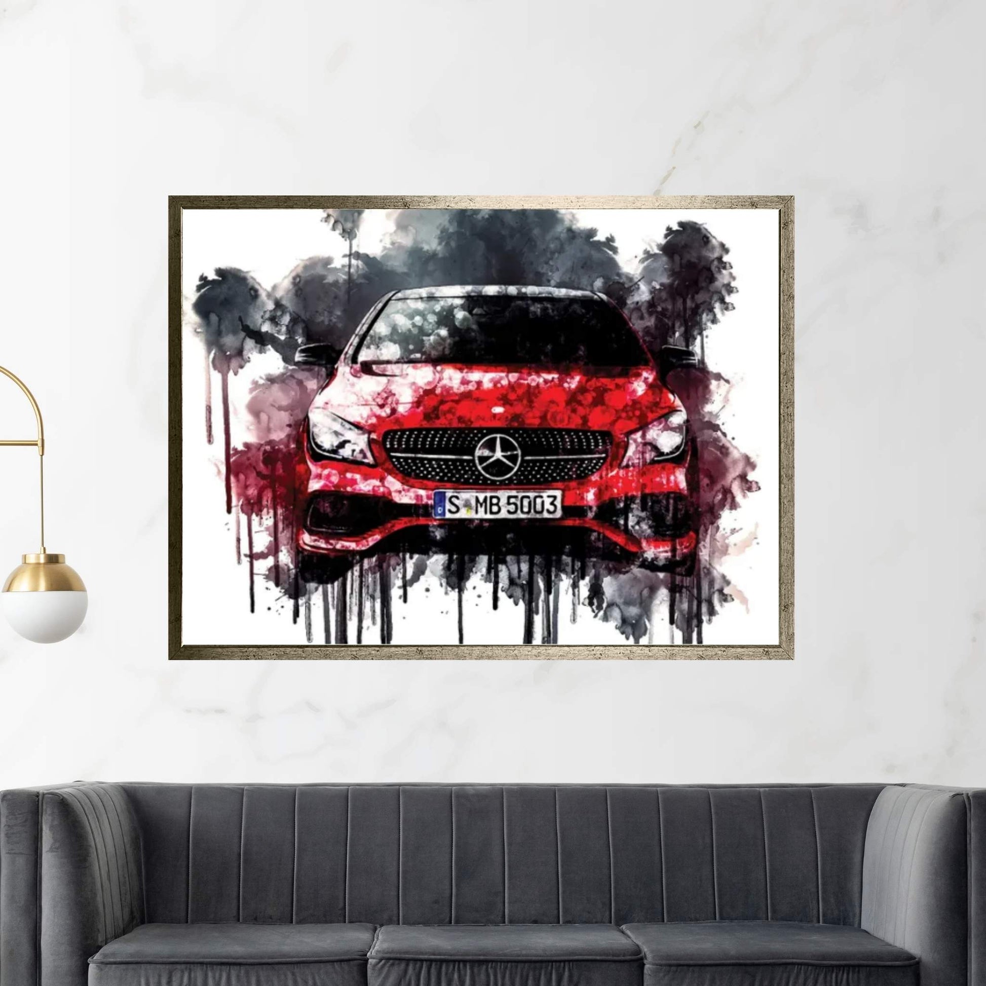 2017 Mercedes Benz CLA Canvas Wall Art - Y Canvas