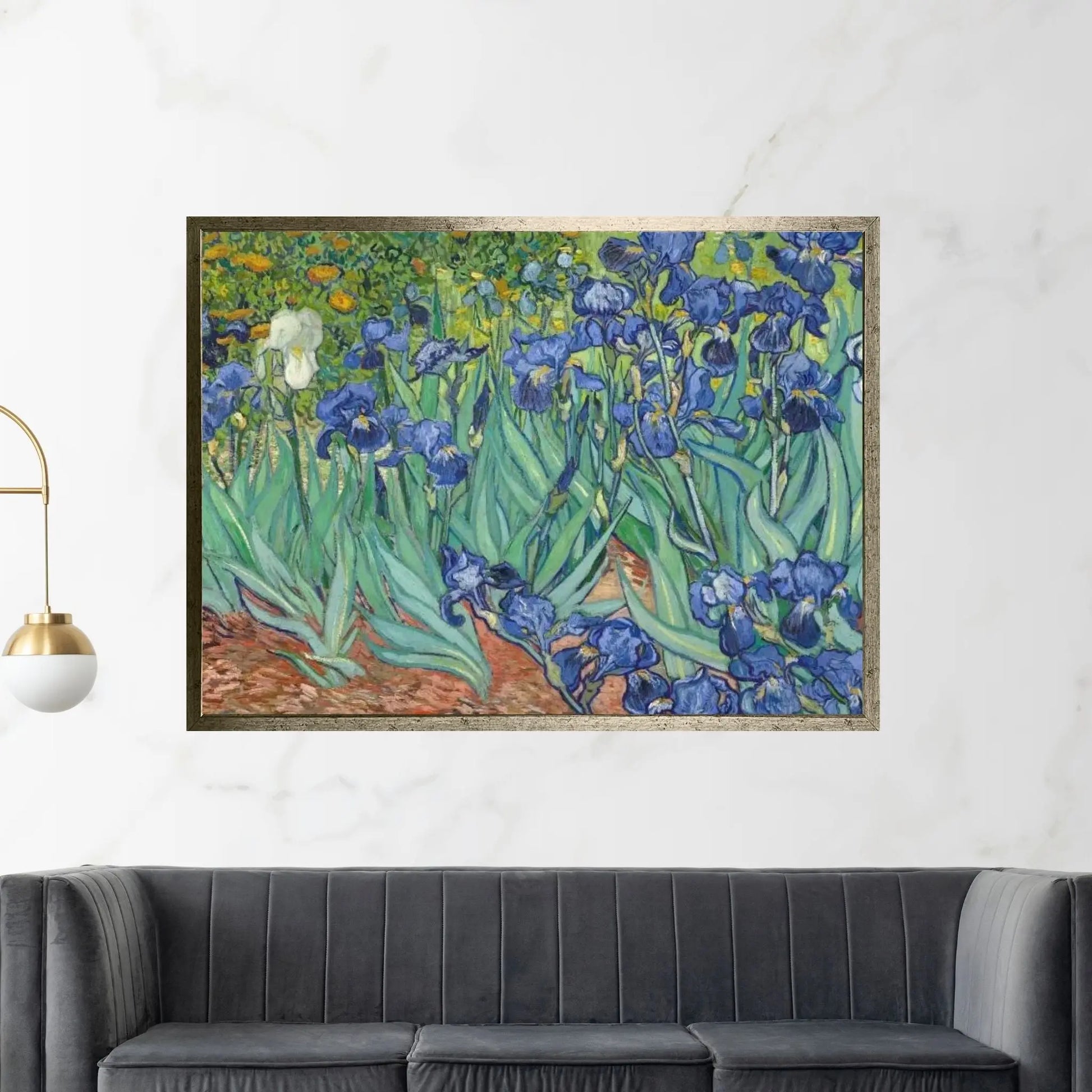 Irises, 1889 Canvas Wall Art - Y Canvas