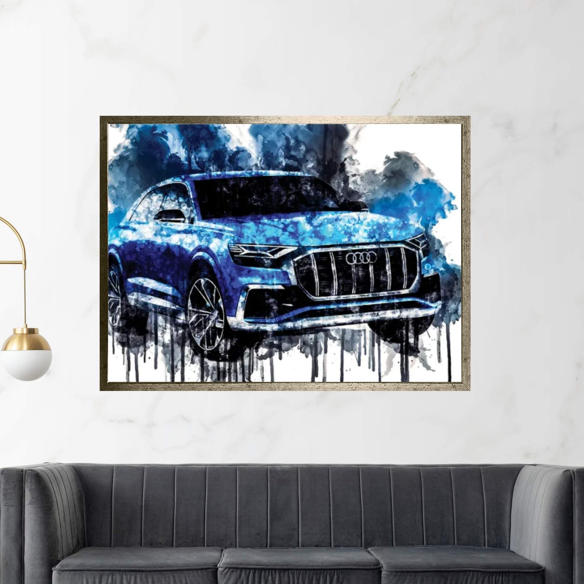 2018 Audi Q8 Concept Canvas Wall Art - Y Canvas