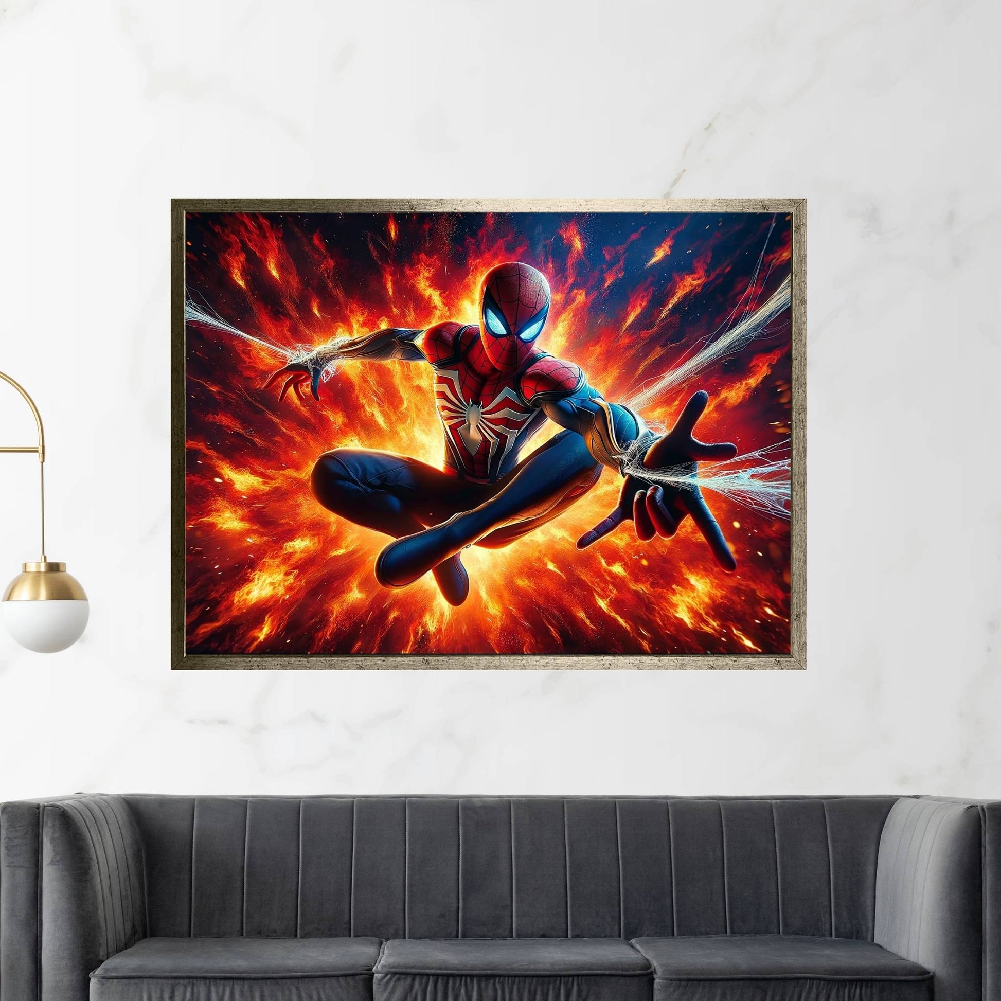 Spiderman Canvas Wall Art - Y Canvas