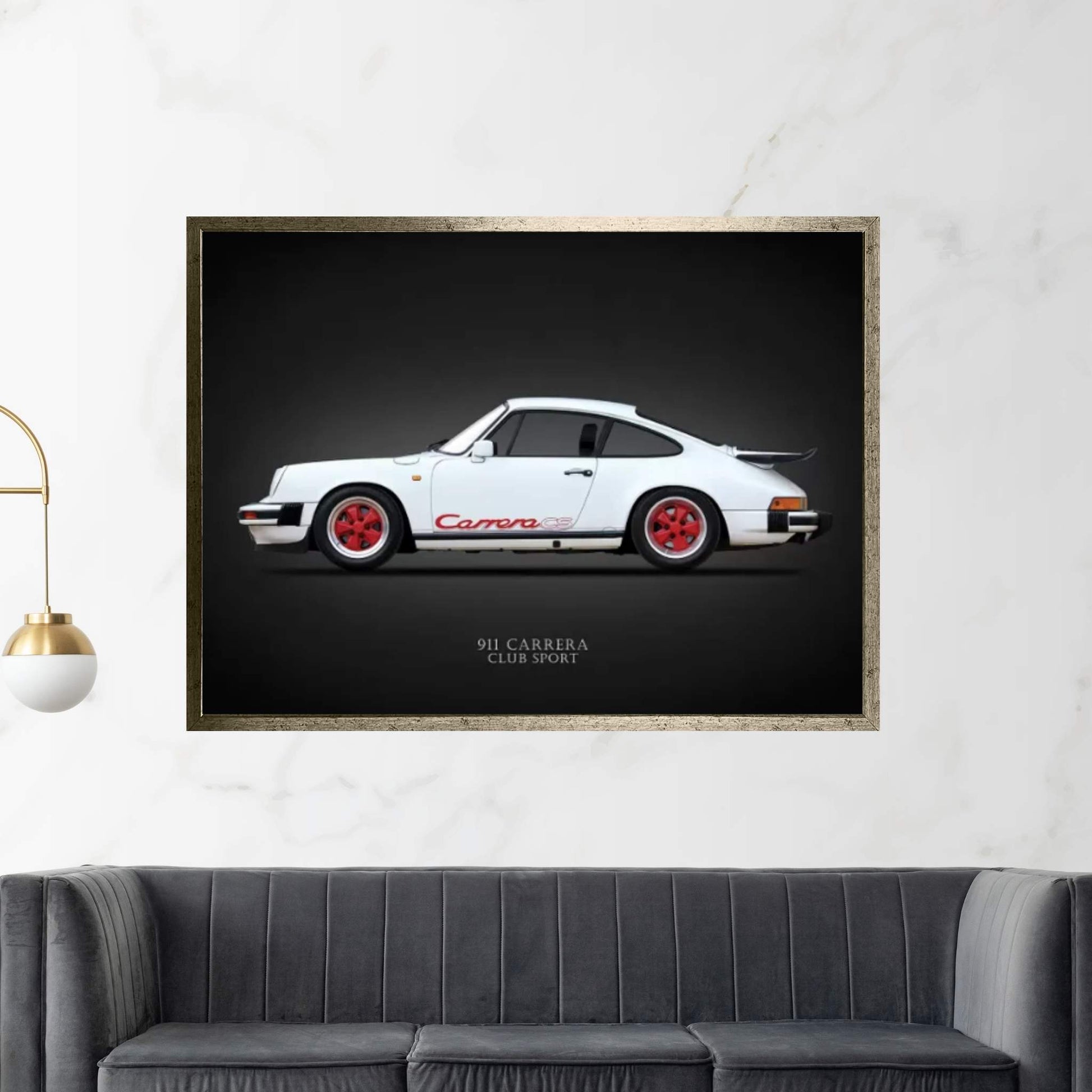 Porsche Carrera Club Sport '88 Canvas Wall Art - Y Canvas