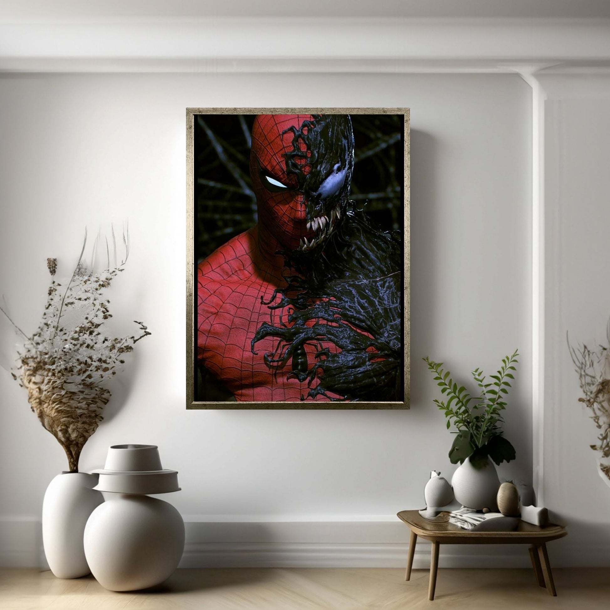 Venom Spiderman Canvas Wall Art - Y Canvas