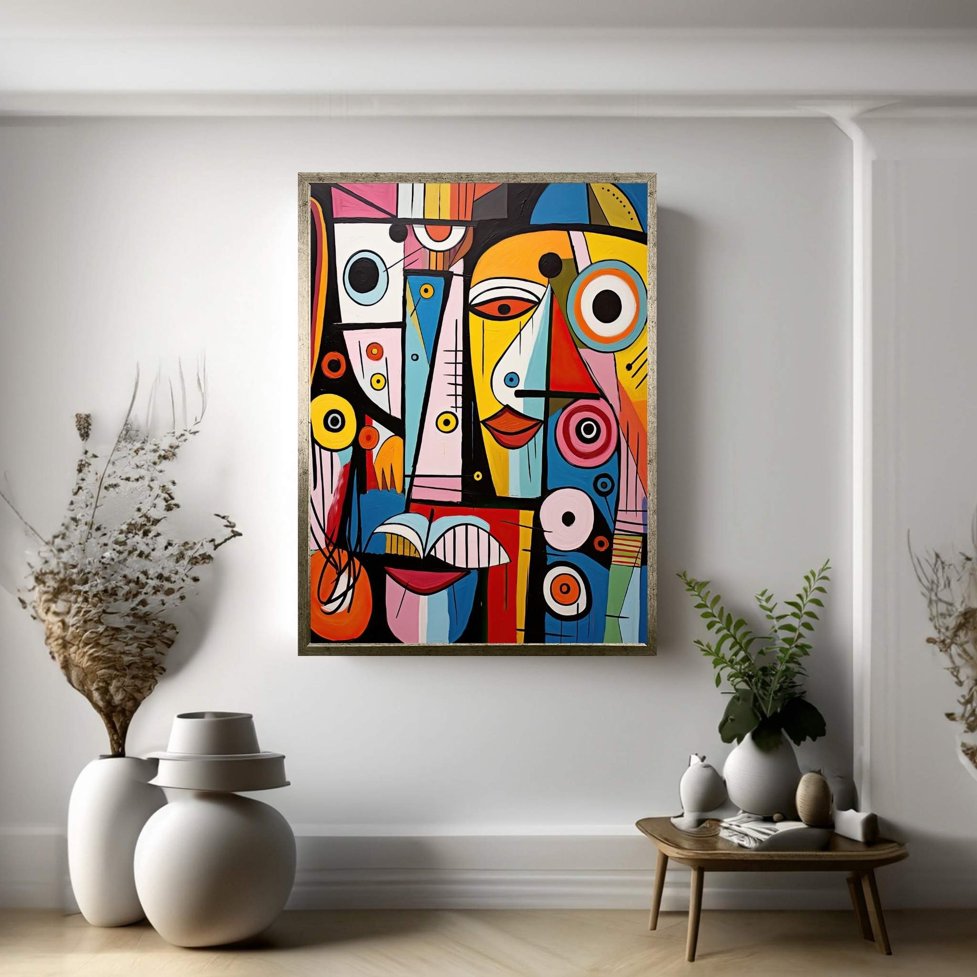 Picasso Abstract Modern Reproduction Canvas Wall Art - Y Canvas