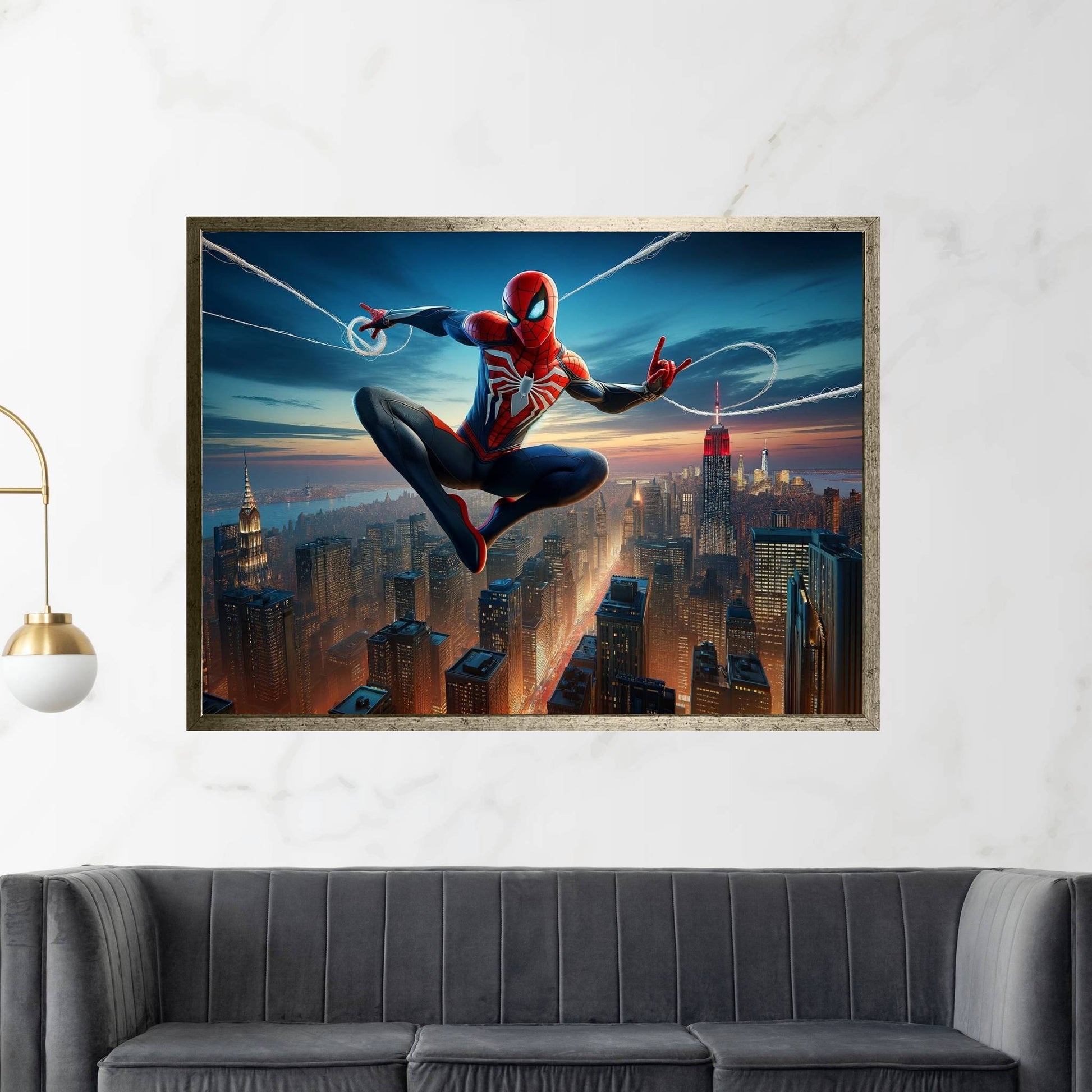 Spiderman Canvas Wall Art - Y Canvas