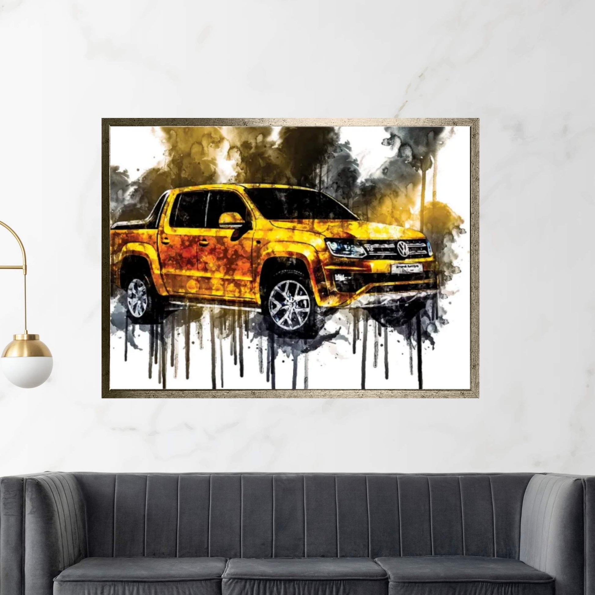 2017 Volkswagen Amarok Aventura Exclusive Concept Canvas Wall Art - Y Canvas