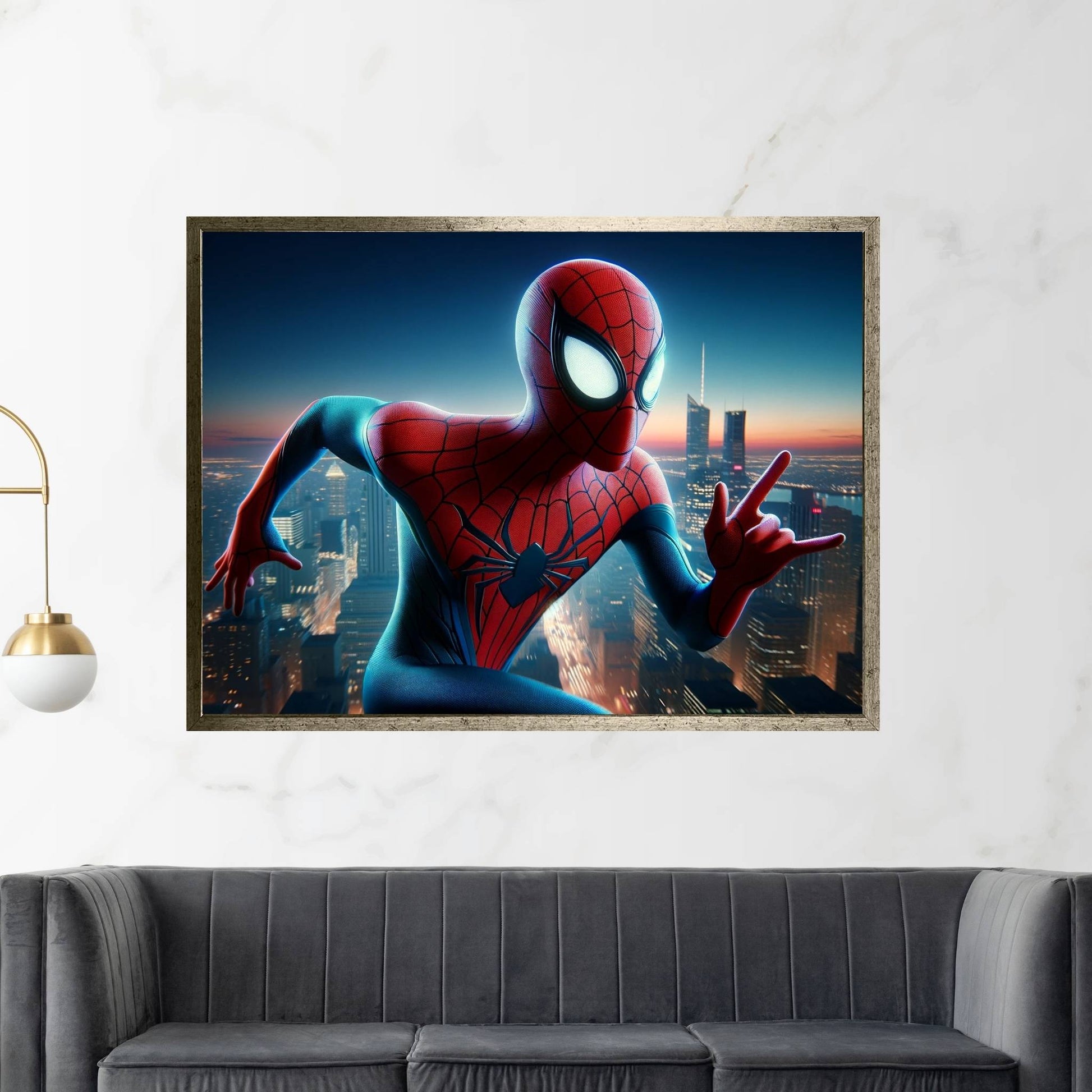 Spiderman Canvas Wall Art - Y Canvas