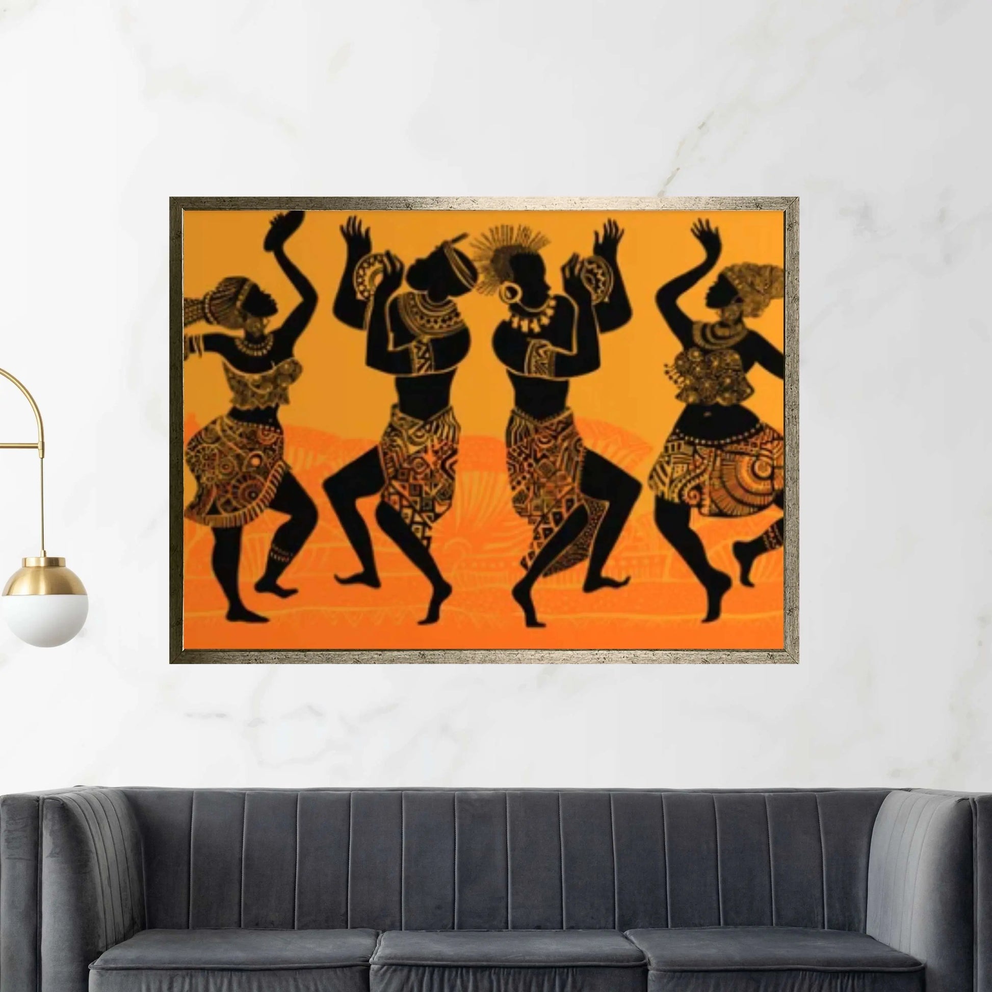 African Dancers Print, African Wall Art, Ethnic Wall Art, African Women Canvas, African Woman Canvas - Y Canvas