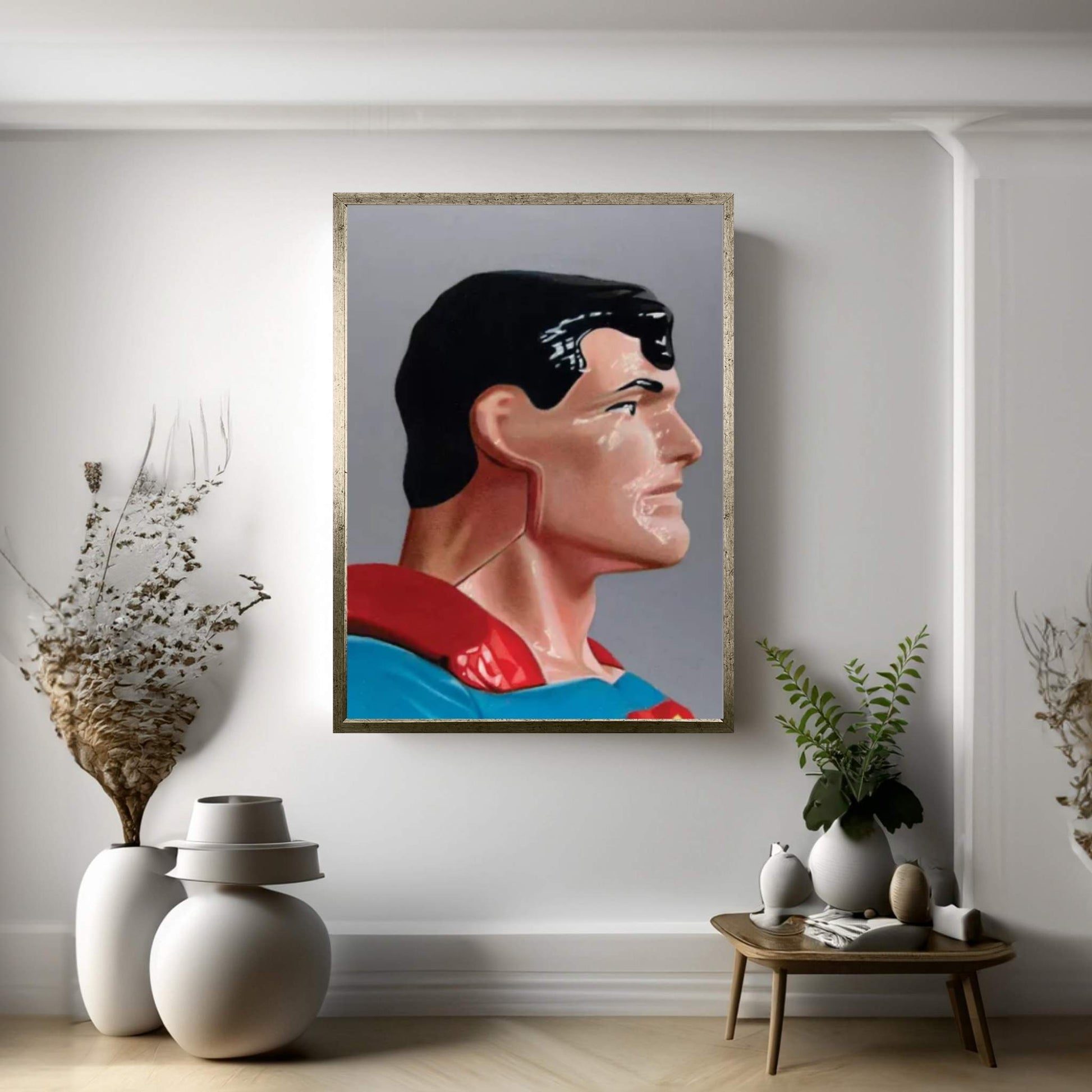 Replicant Study - Superman Canvas Wall Art - Y Canvas