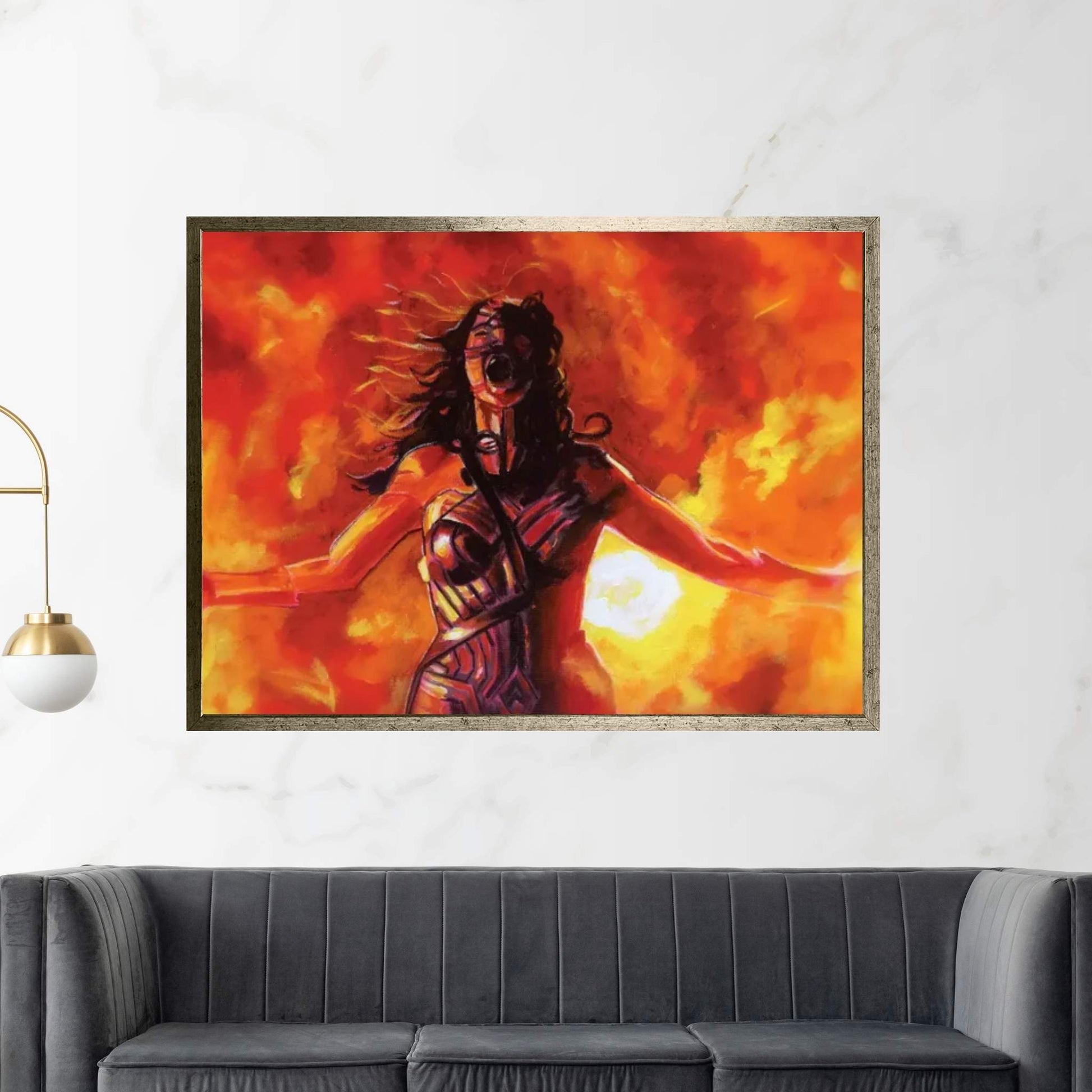 Roar Canvas Wall Art - Y Canvas