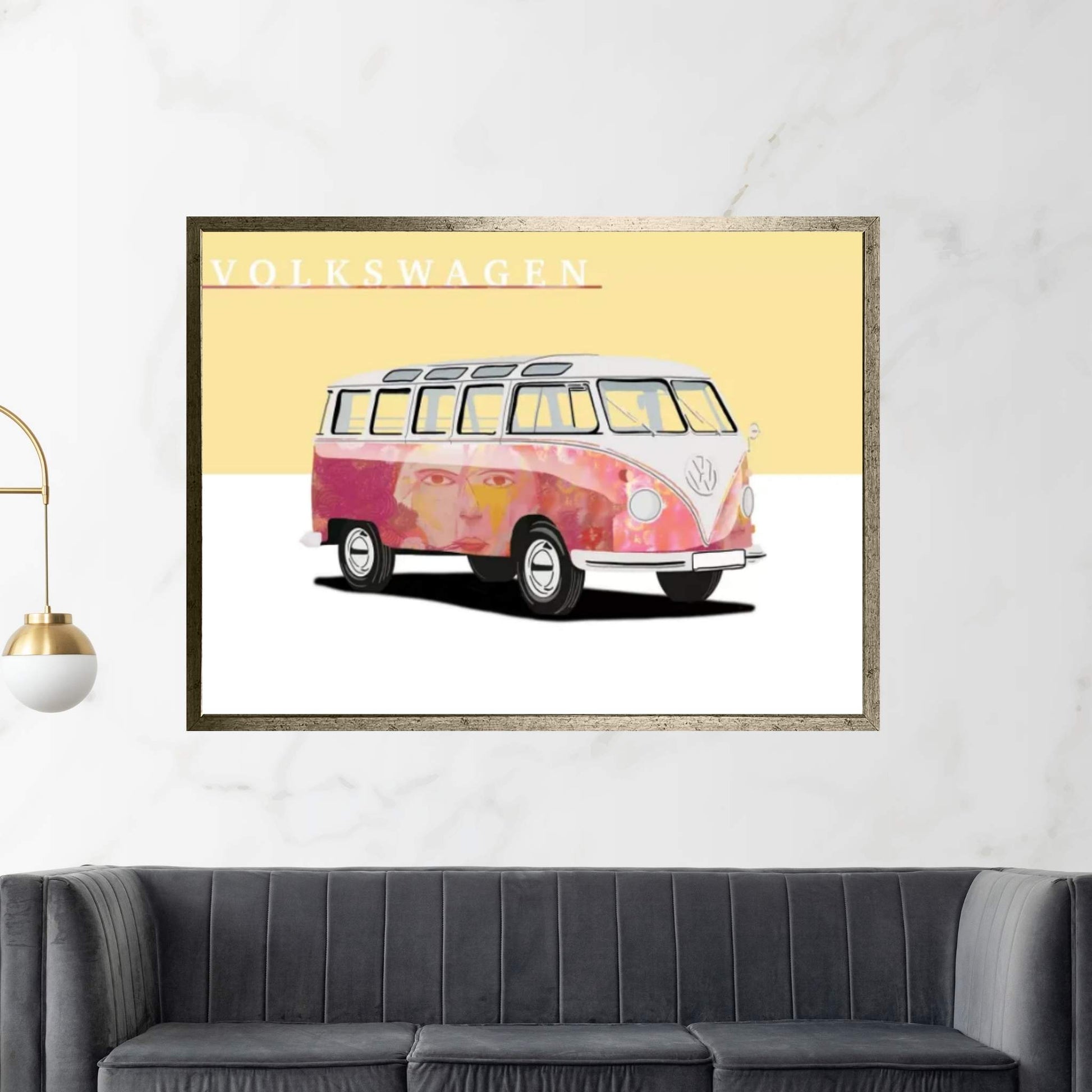 Hippie Party Canvas Wall Art - Y Canvas