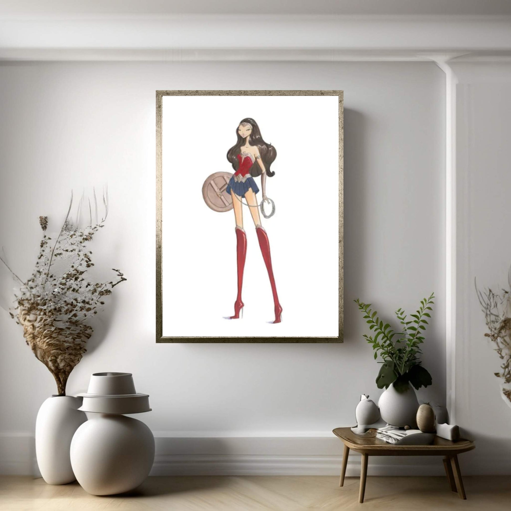 Wonder Woman Canvas Wall Art - Y Canvas