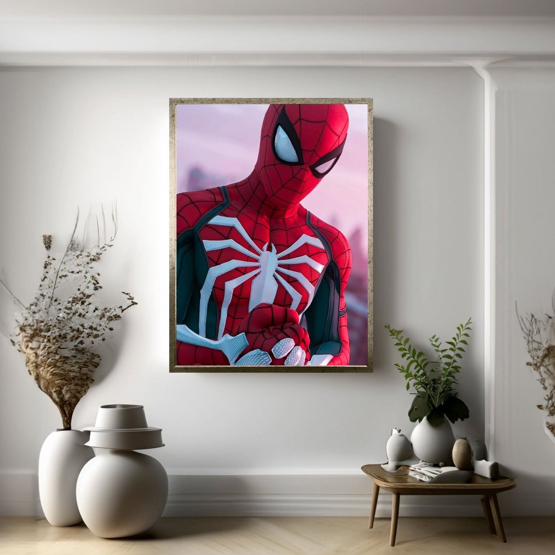 Spiderman Canvas Wall Art - Y Canvas