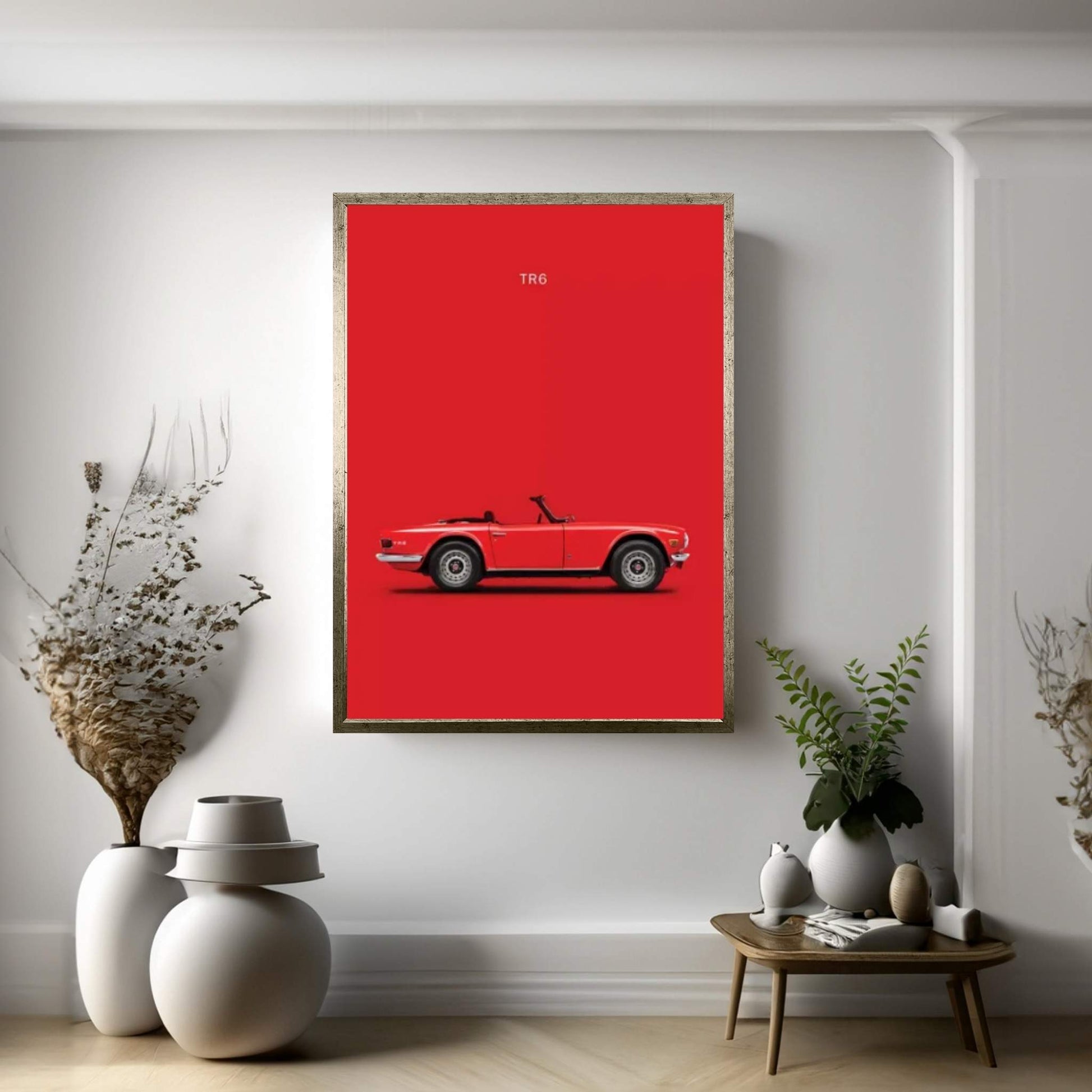 Triumph TR6 Canvas Wall Art - Y Canvas