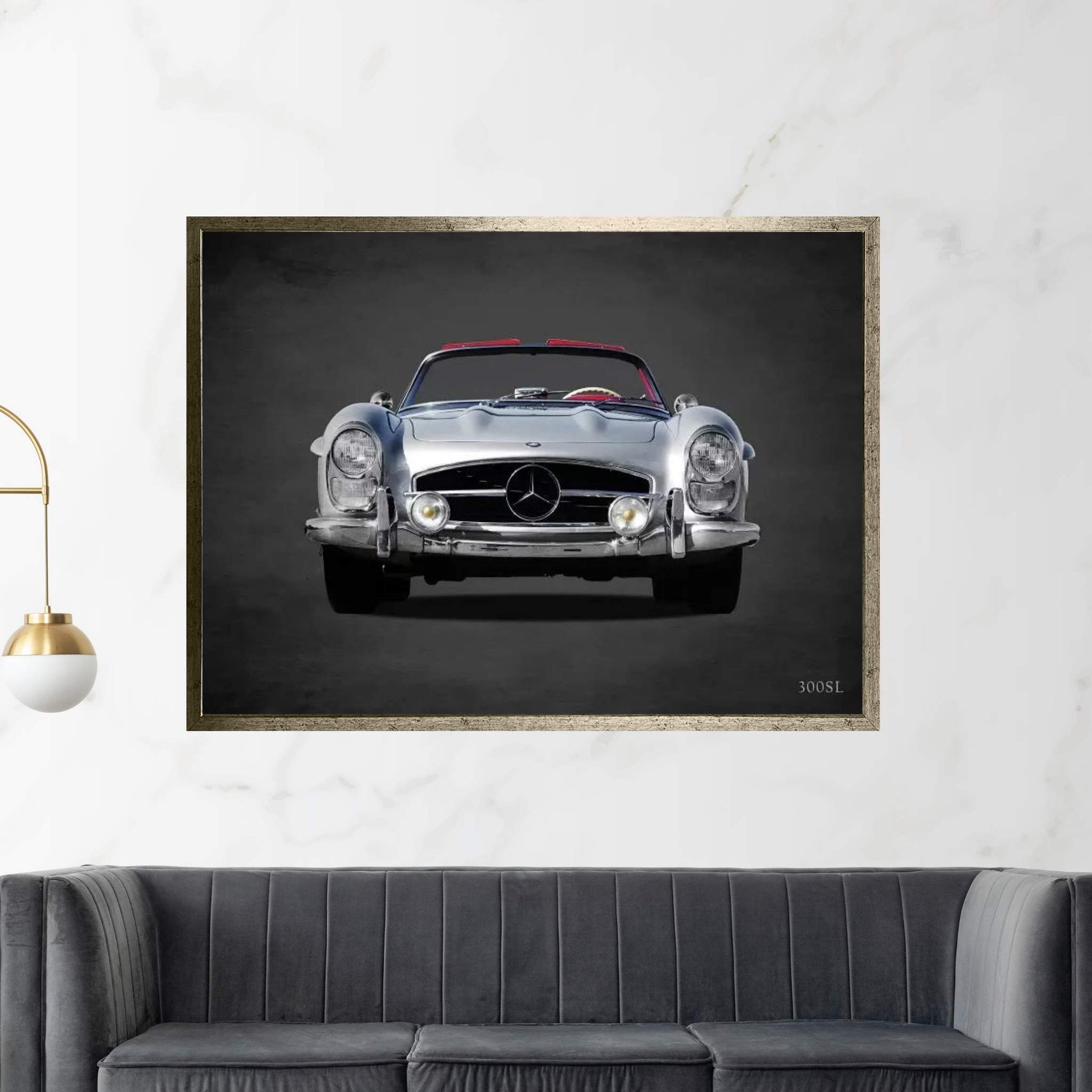 1958 Mercedes Benz 300SL Canvas Wall Art - Y Canvas