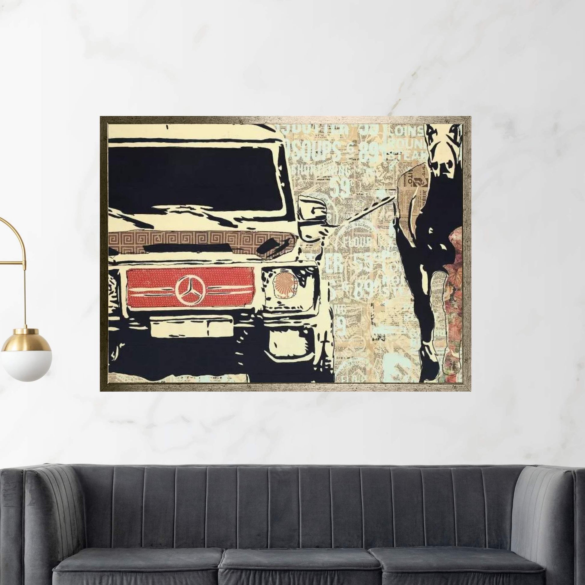 Off To The Races Canvas Wall Art - Y Canvas