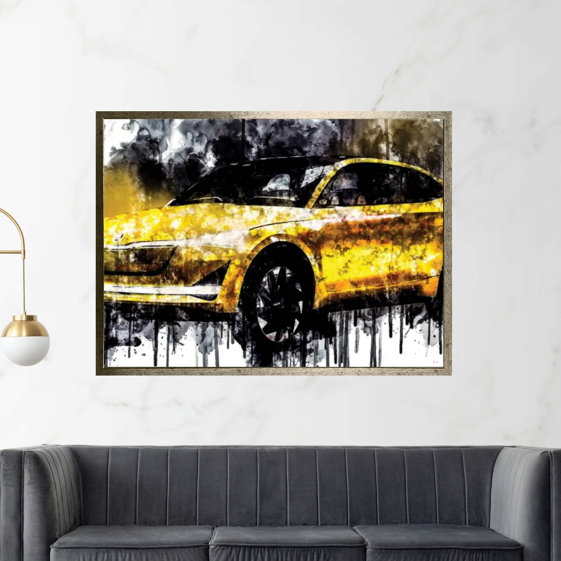 Car 2017 Skoda Vision E Concept Canvas Wall Art - Y Canvas