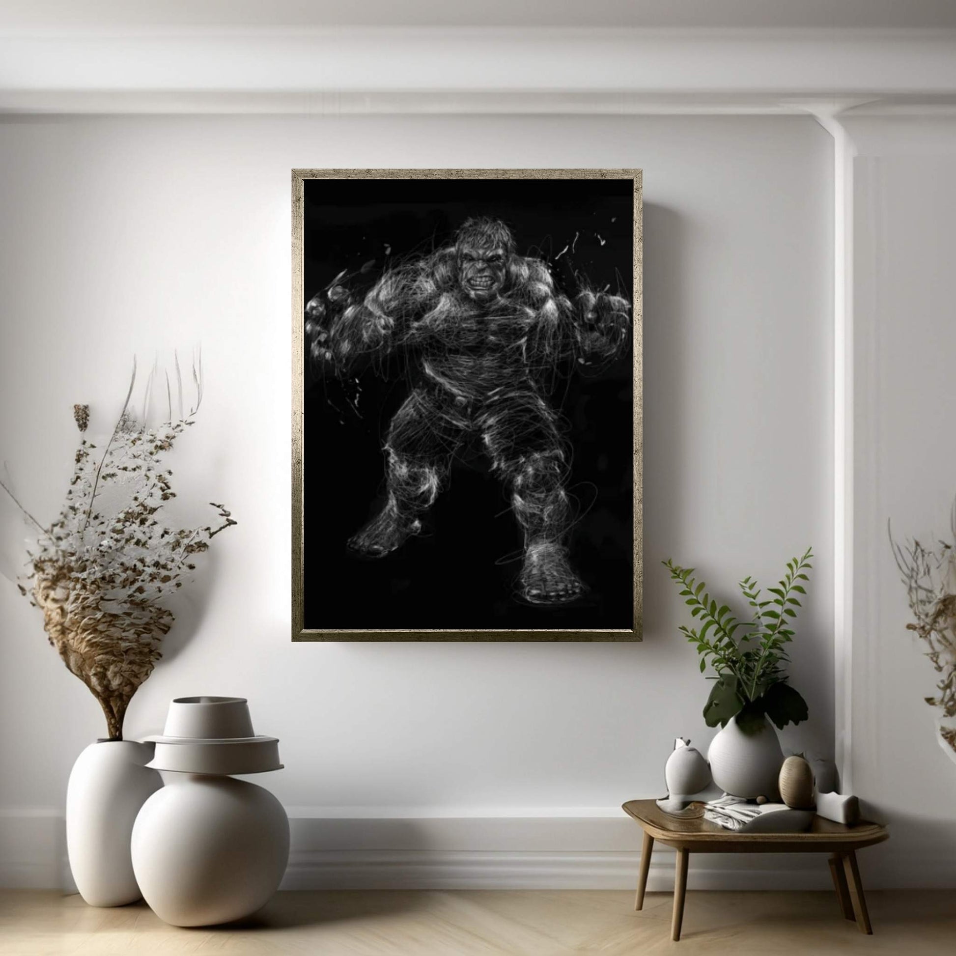 Hulk III Canvas Wall Art - Y Canvas