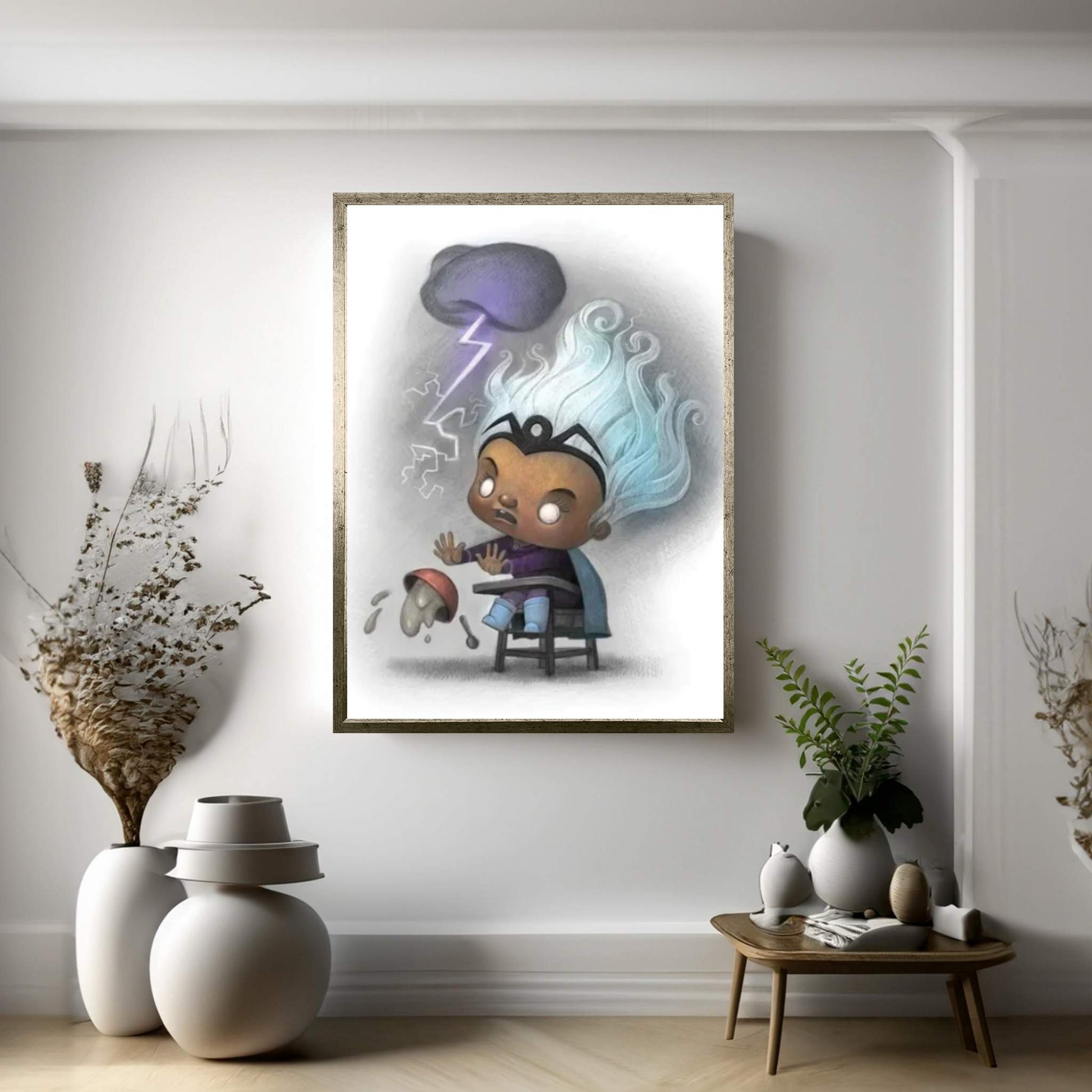 Baby Storm Canvas Wall Art - Y Canvas