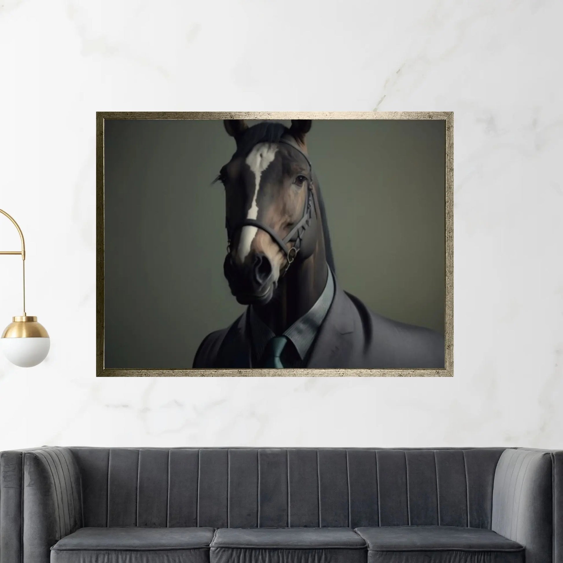 Large Black Horse Print Poster Canvas Art Animal Art Horse Wall Art Horse Wall Decor Animal Painting Horse Canvas Wall Art Horse Print - Y Canvas