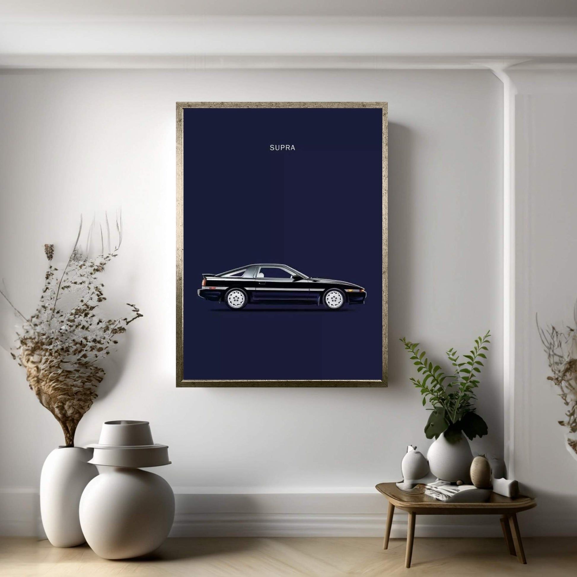 Toyota Supra Turbo Canvas Wall Art - Y Canvas