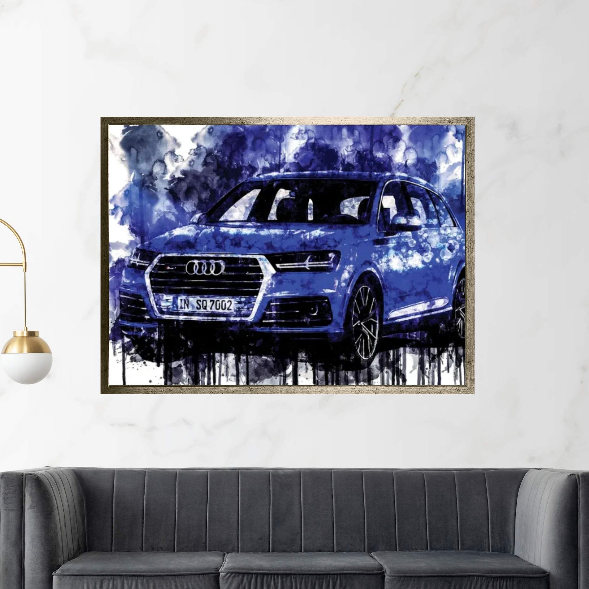 2017 Audi SQ7 TDI Canvas Wall Art - Y Canvas