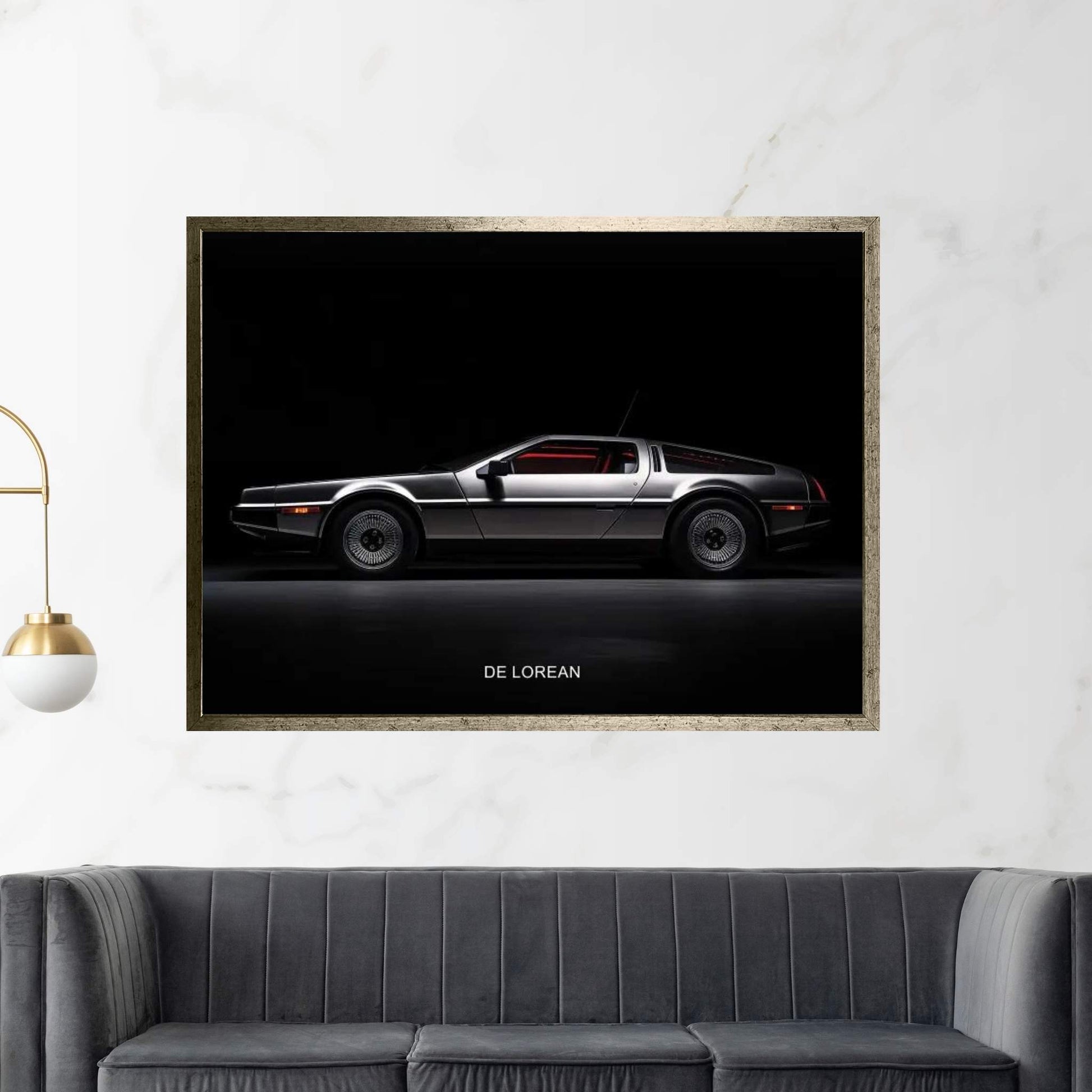 DeLorean Canvas Wall Art - Y Canvas